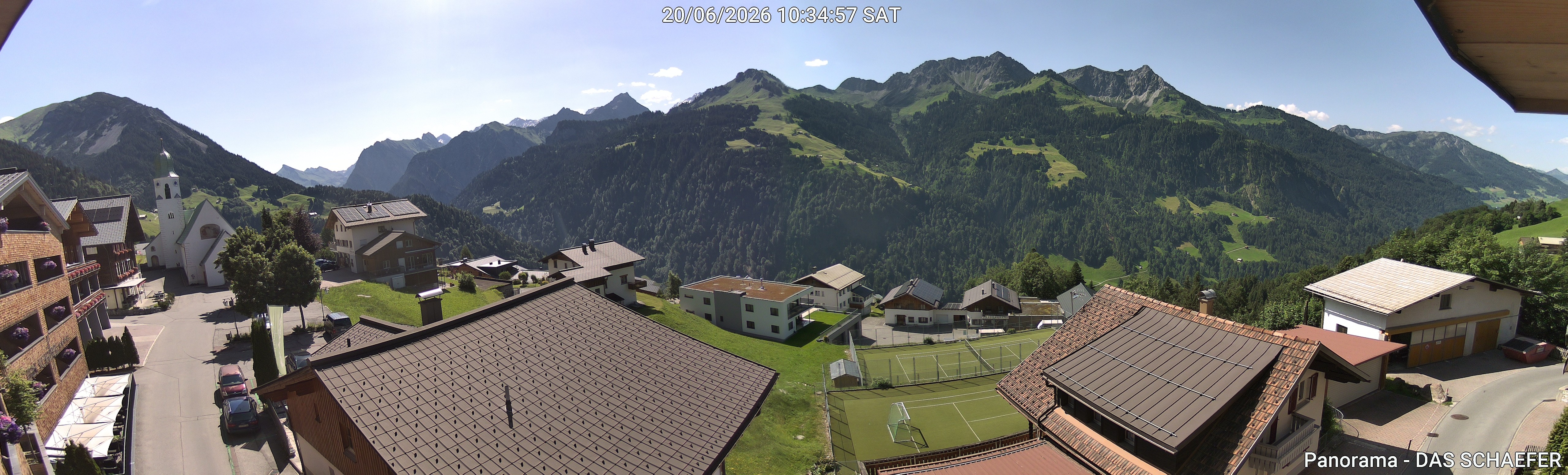 Archiv Foto Webcam Blick Dorf Fontanella