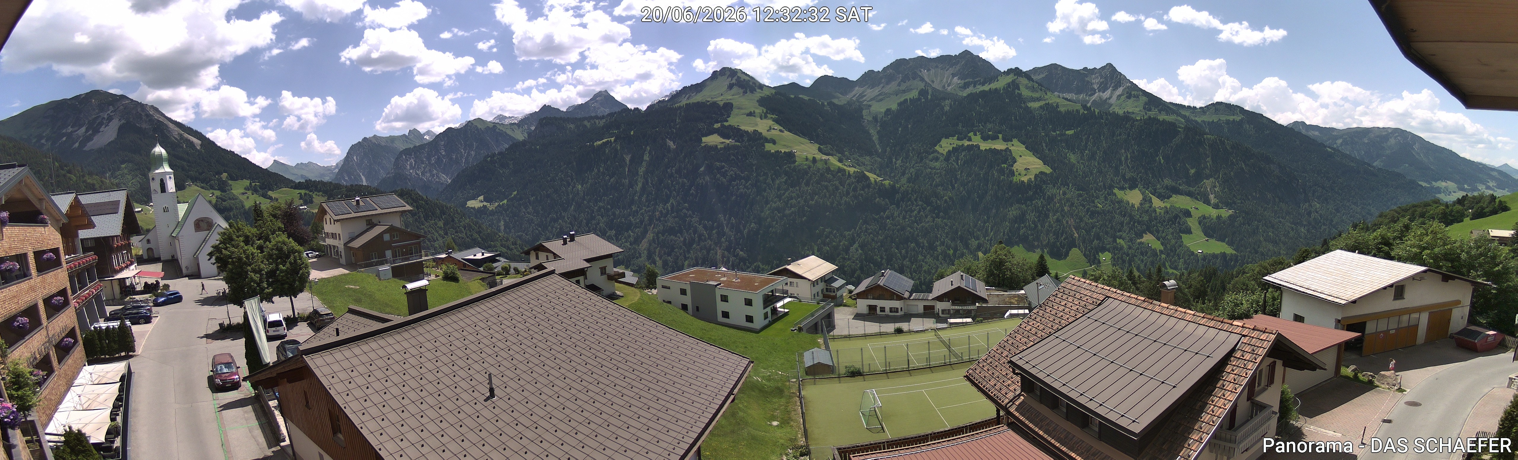 Archiv Foto Webcam Blick Dorf Fontanella