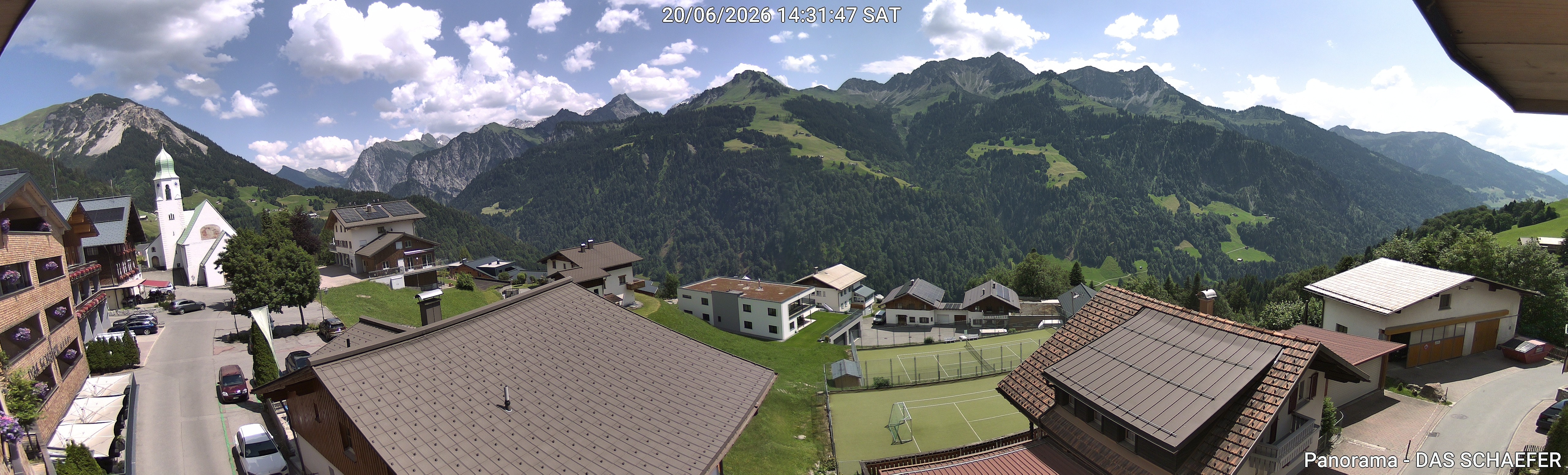 Archiv Foto Webcam Blick Dorf Fontanella
