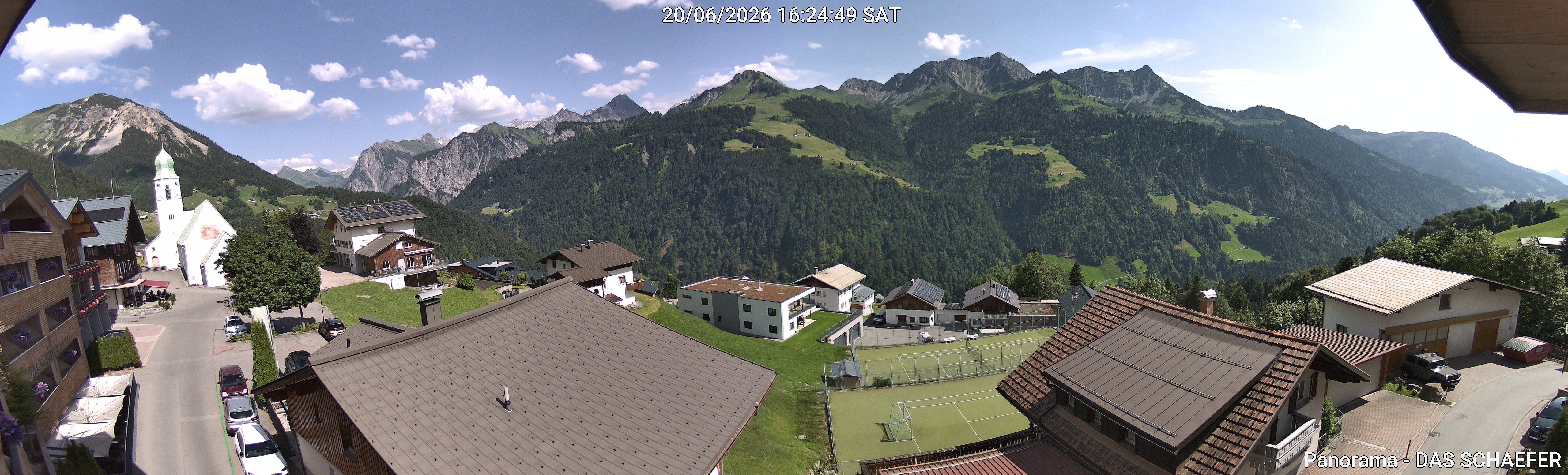 Archiv Foto Webcam Blick Dorf Fontanella
