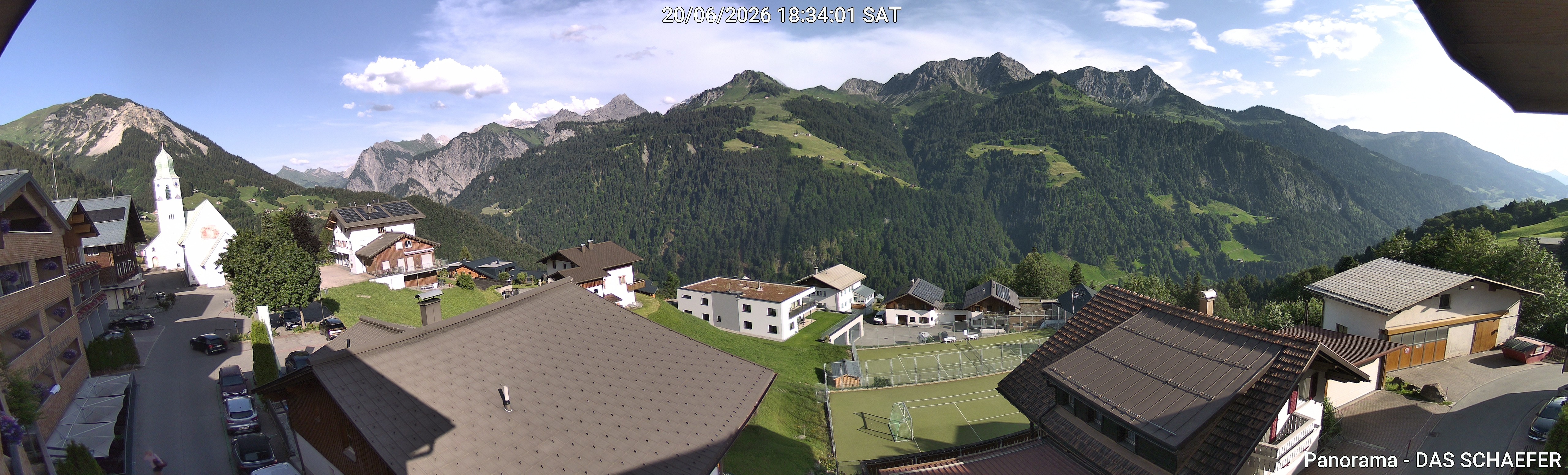Archiv Foto Webcam Blick Dorf Fontanella