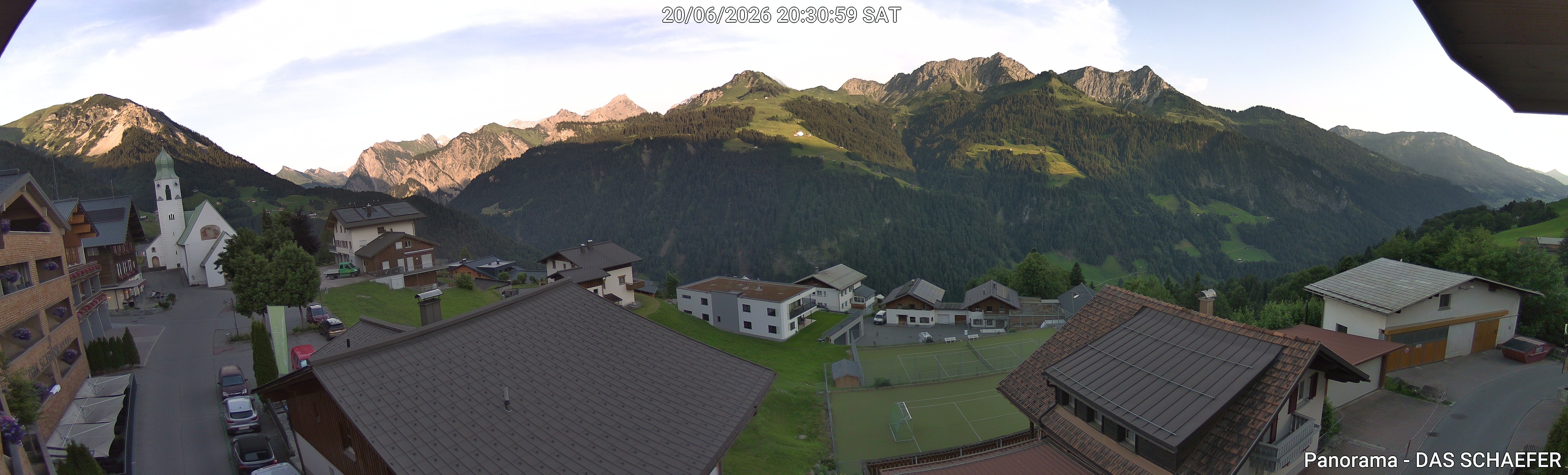 Archiv Foto Webcam Blick Dorf Fontanella