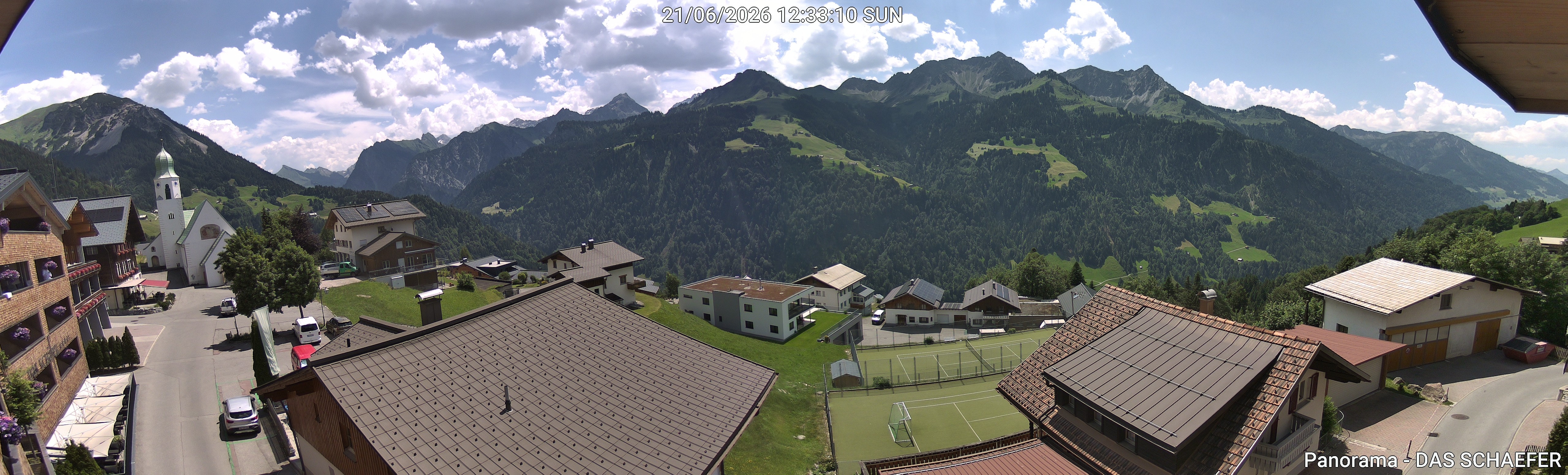 Archiv Foto Webcam Blick Dorf Fontanella