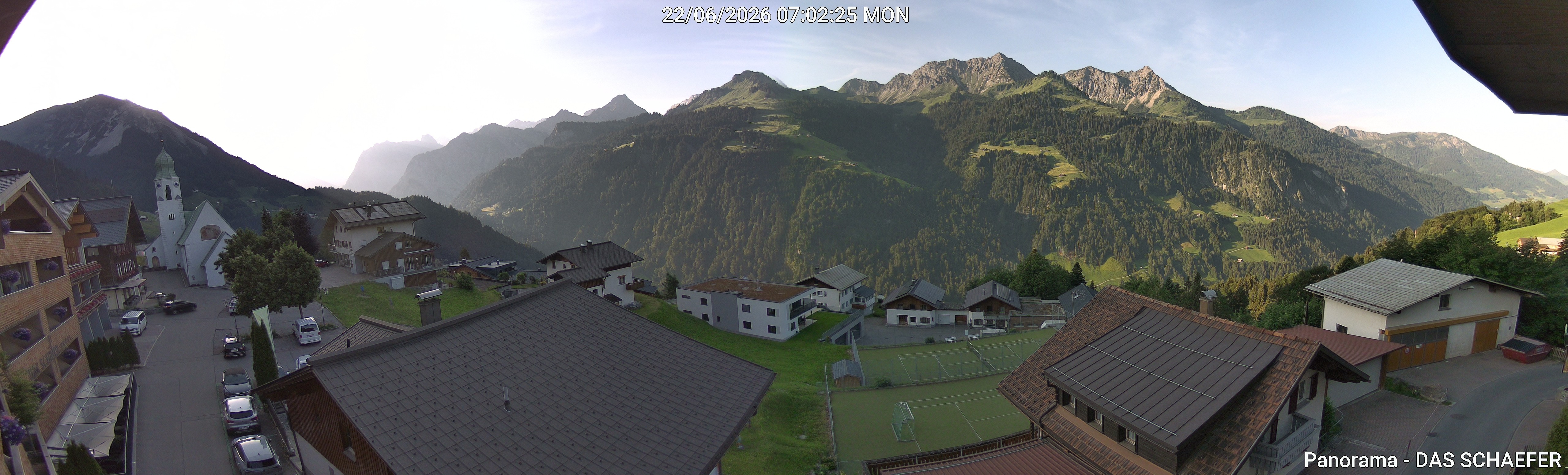 Archiv Foto Webcam Blick Dorf Fontanella