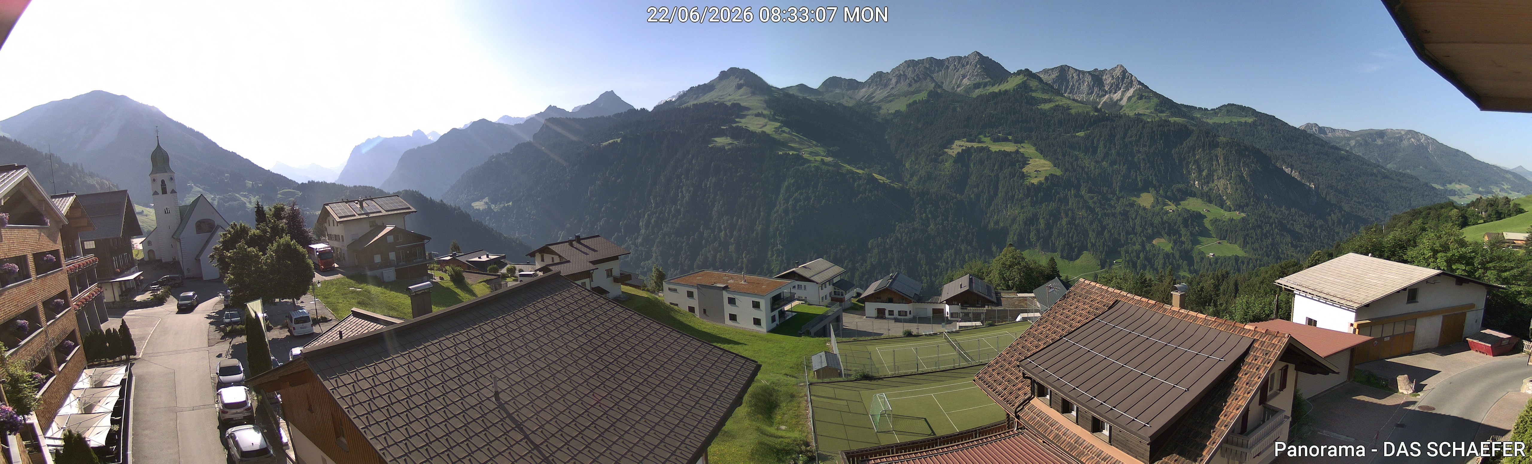 Archiv Foto Webcam Blick Dorf Fontanella