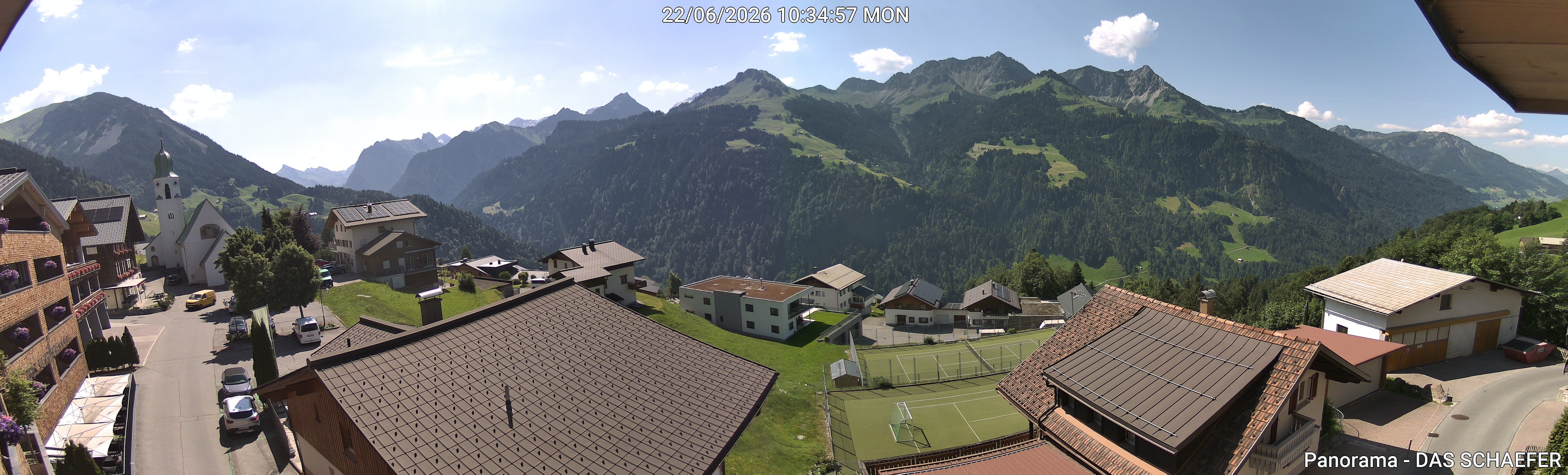 Archiv Foto Webcam Blick Dorf Fontanella