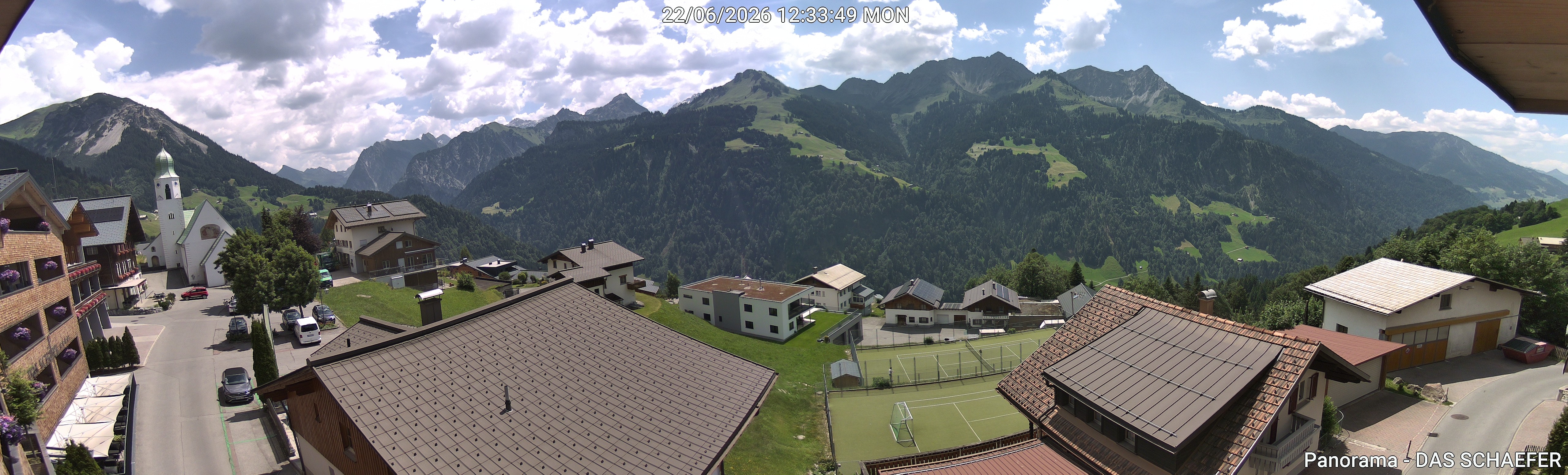 Archiv Foto Webcam Blick Dorf Fontanella