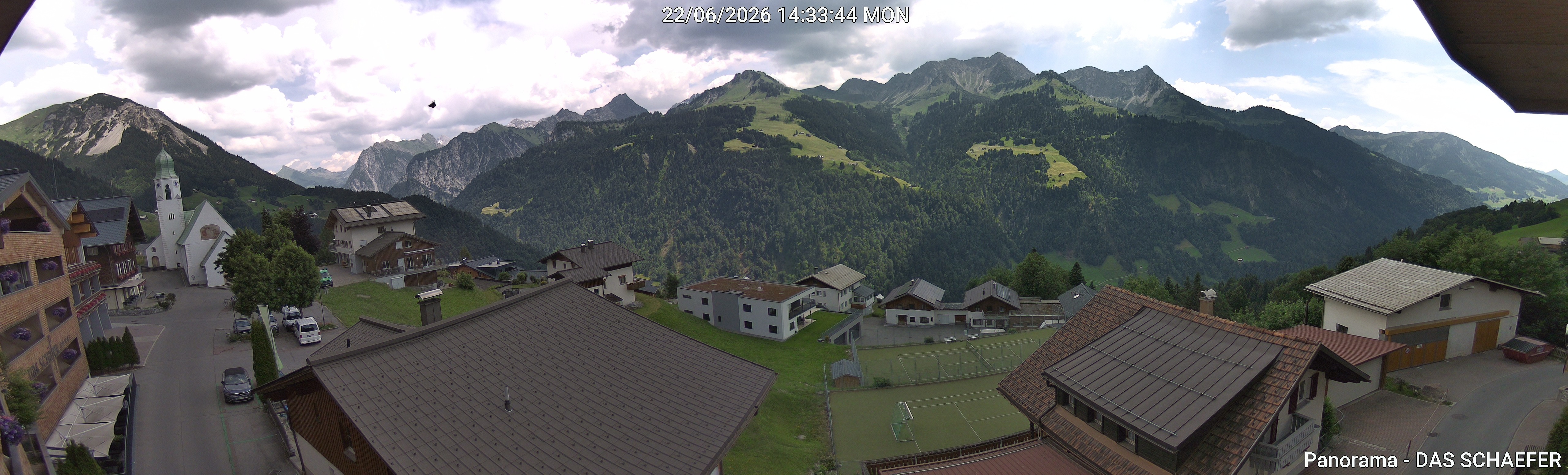 Archiv Foto Webcam Blick Dorf Fontanella