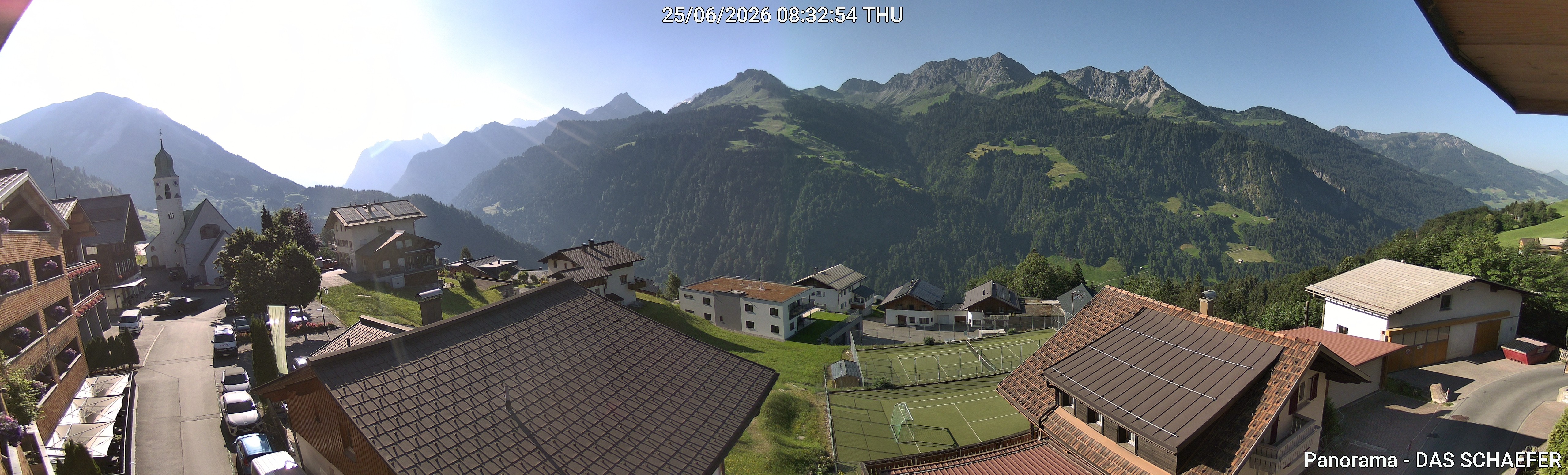 Archiv Foto Webcam Blick Dorf Fontanella