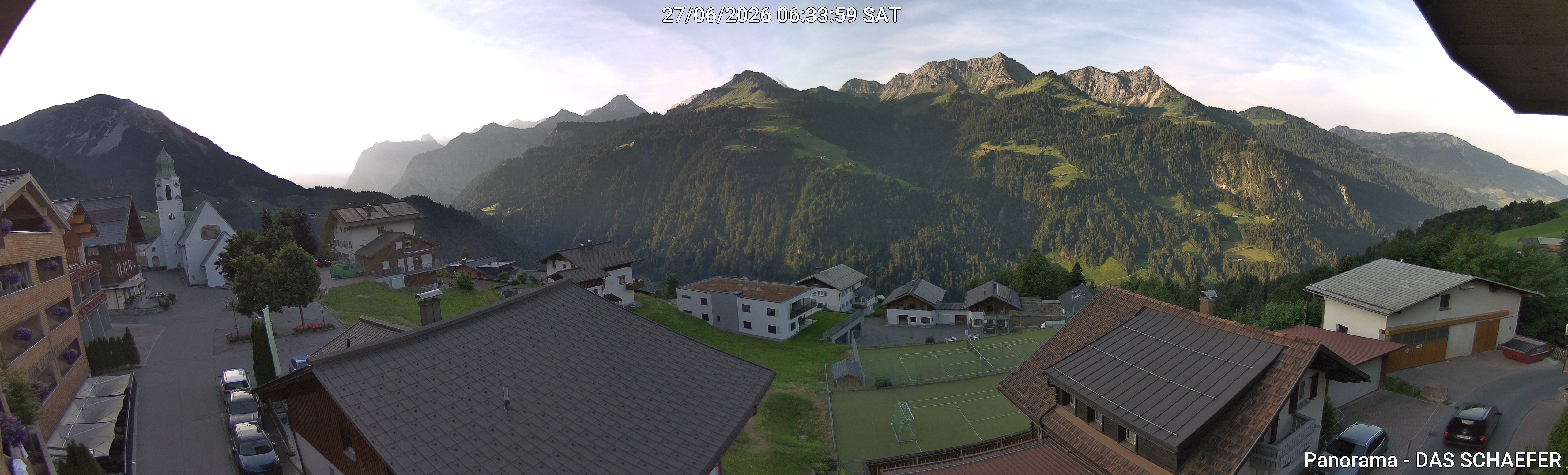 Archiv Foto Webcam Blick Dorf Fontanella