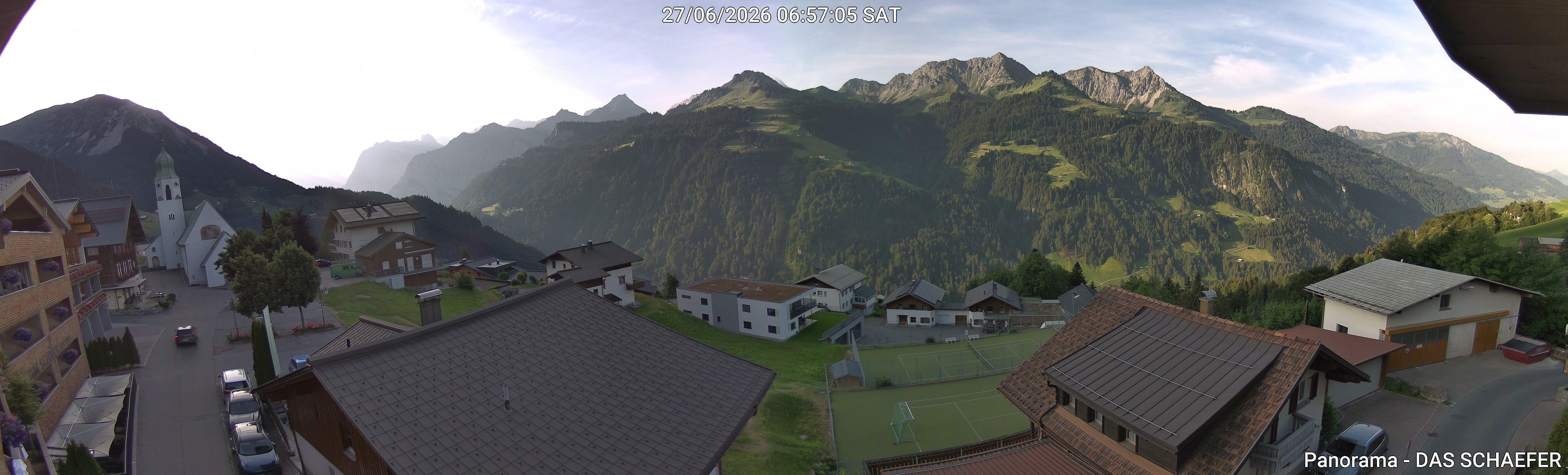 Archiv Foto Webcam Blick Dorf Fontanella