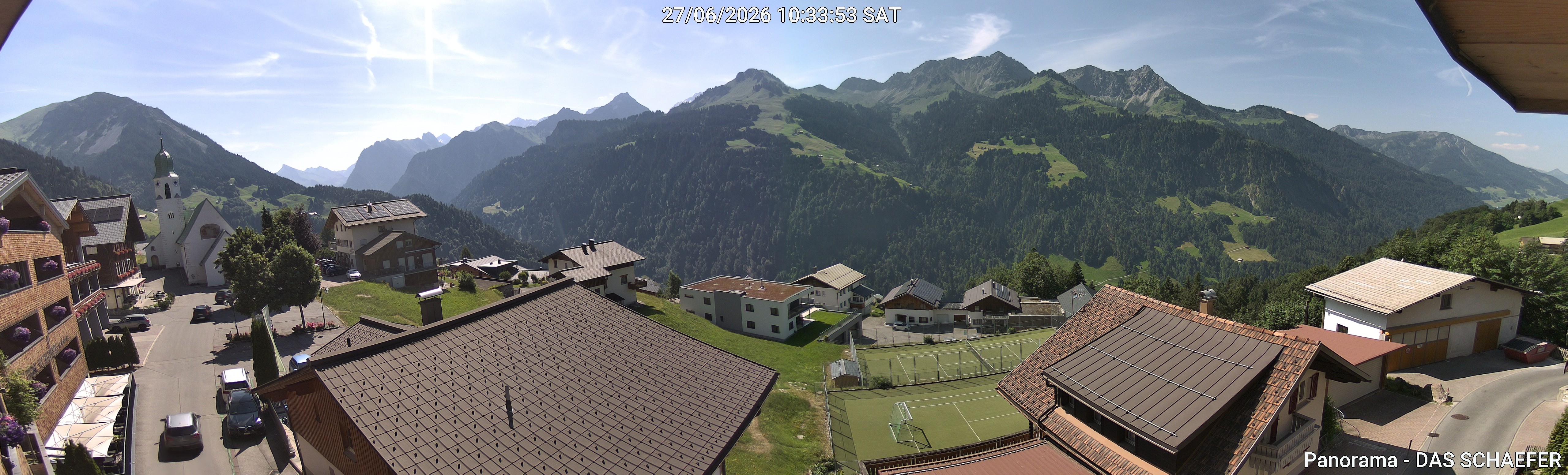 Archiv Foto Webcam Blick Dorf Fontanella