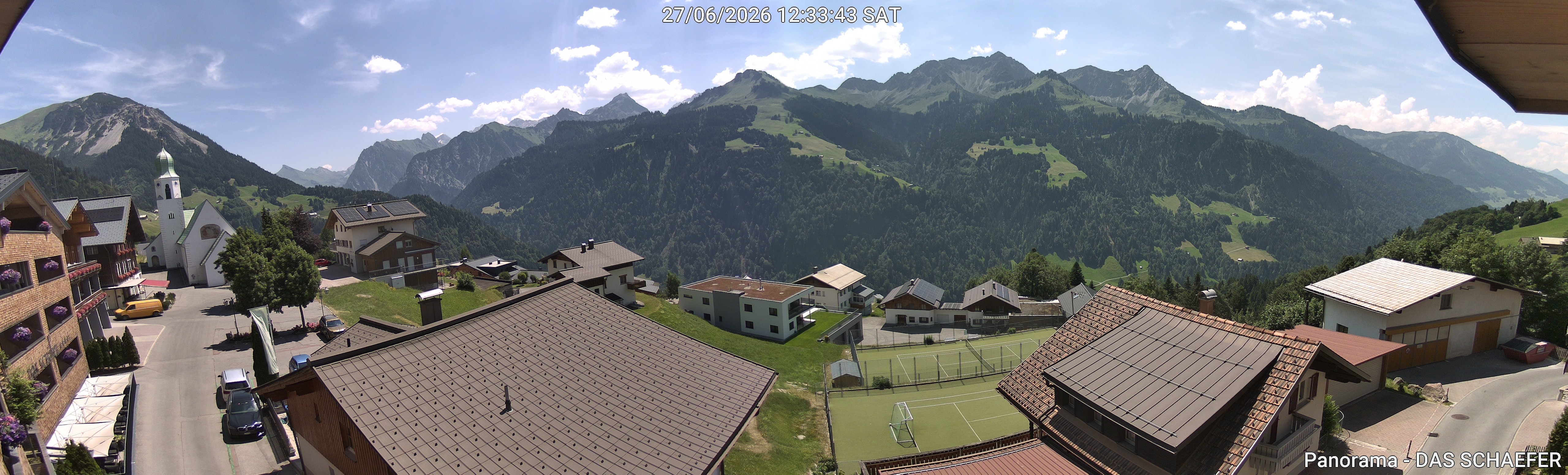 Archiv Foto Webcam Blick Dorf Fontanella