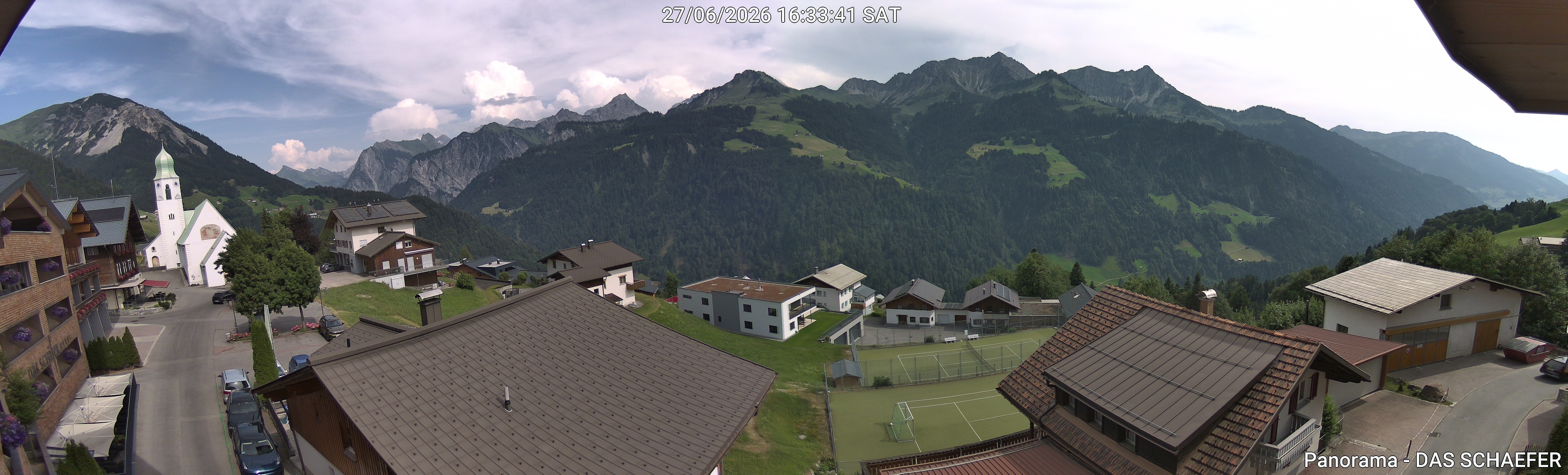 Archiv Foto Webcam Blick Dorf Fontanella