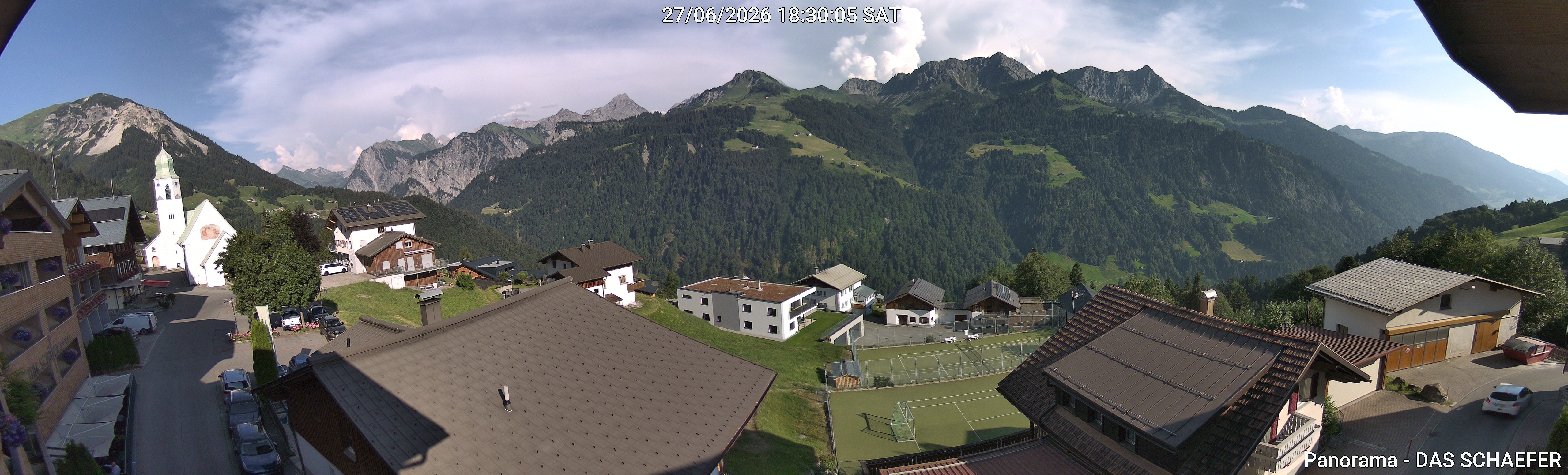 Archiv Foto Webcam Blick Dorf Fontanella
