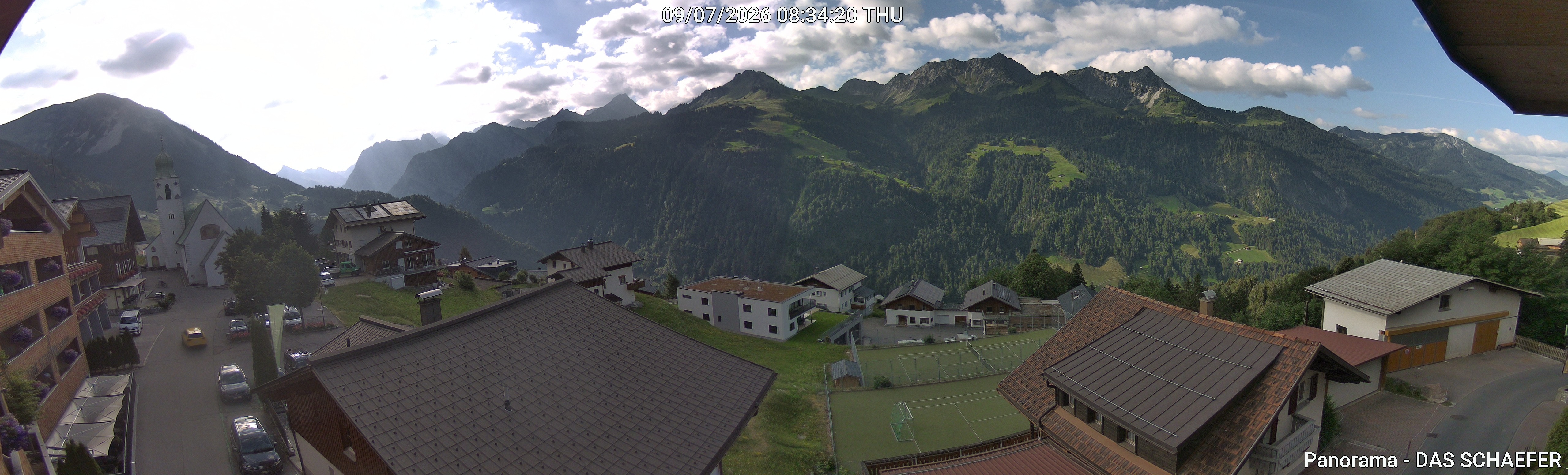 Archiv Foto Webcam Blick Dorf Fontanella