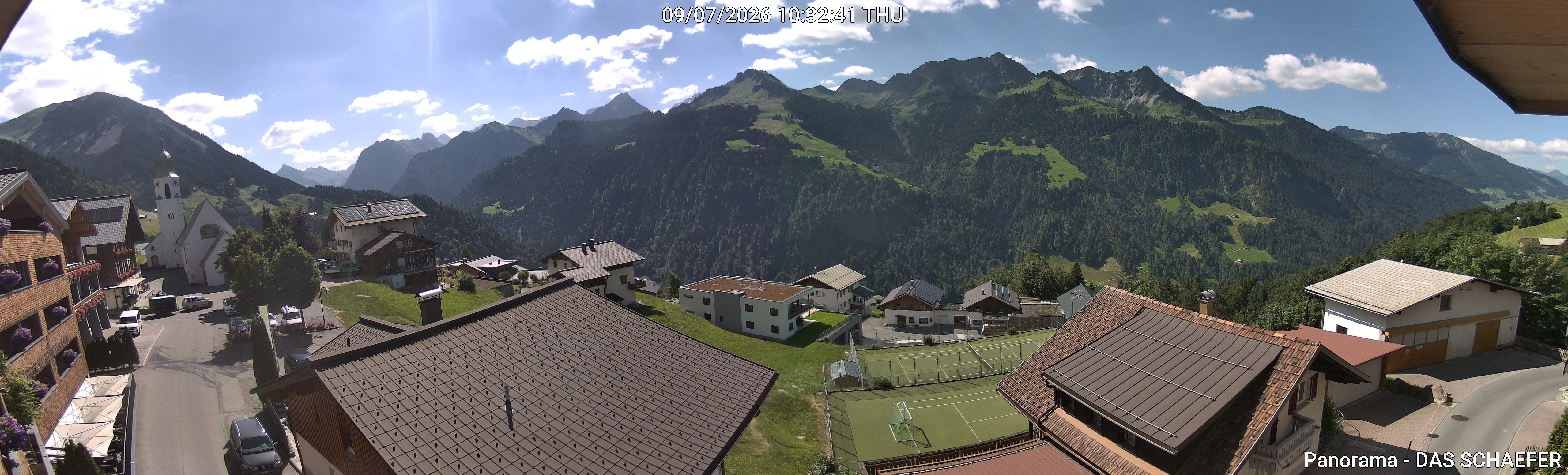 Archiv Foto Webcam Blick Dorf Fontanella
