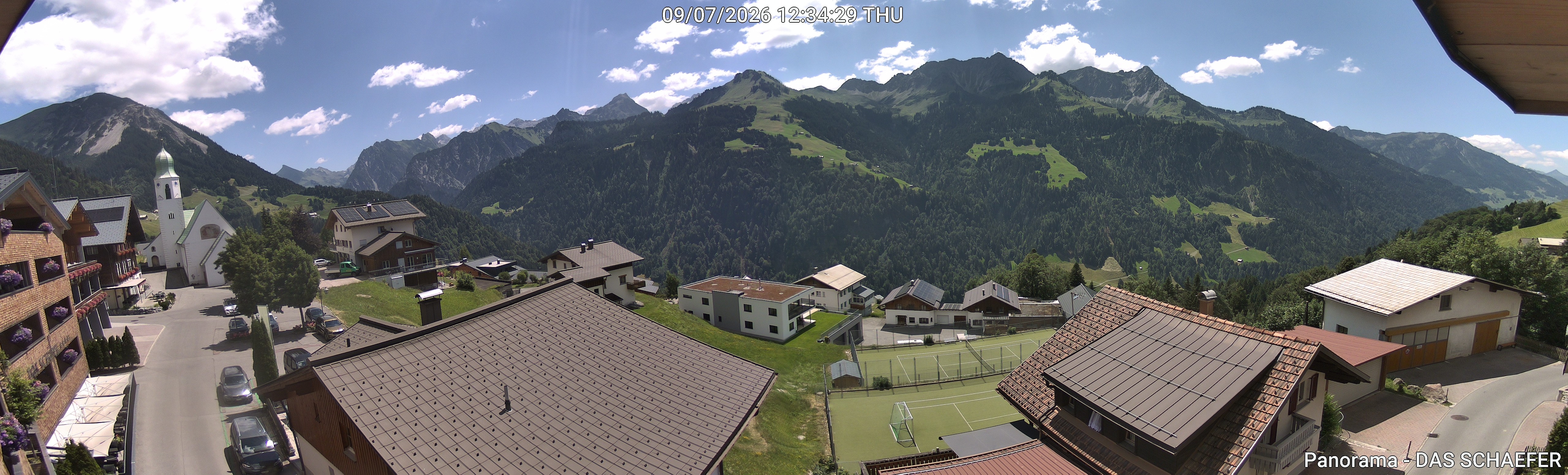 Archiv Foto Webcam Blick Dorf Fontanella