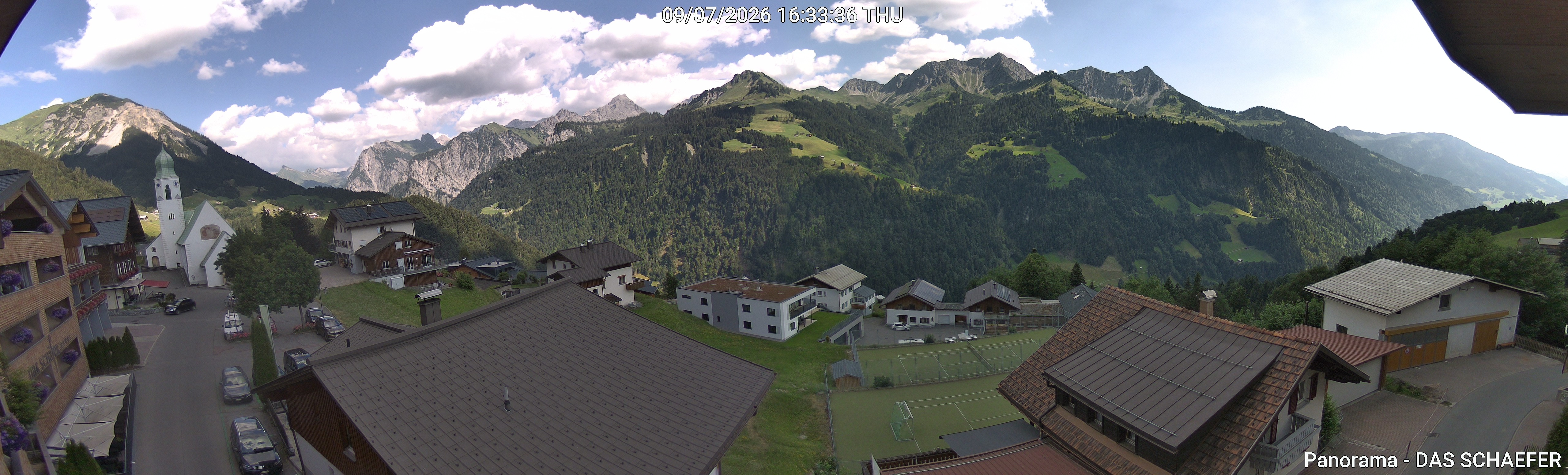 Archiv Foto Webcam Blick Dorf Fontanella
