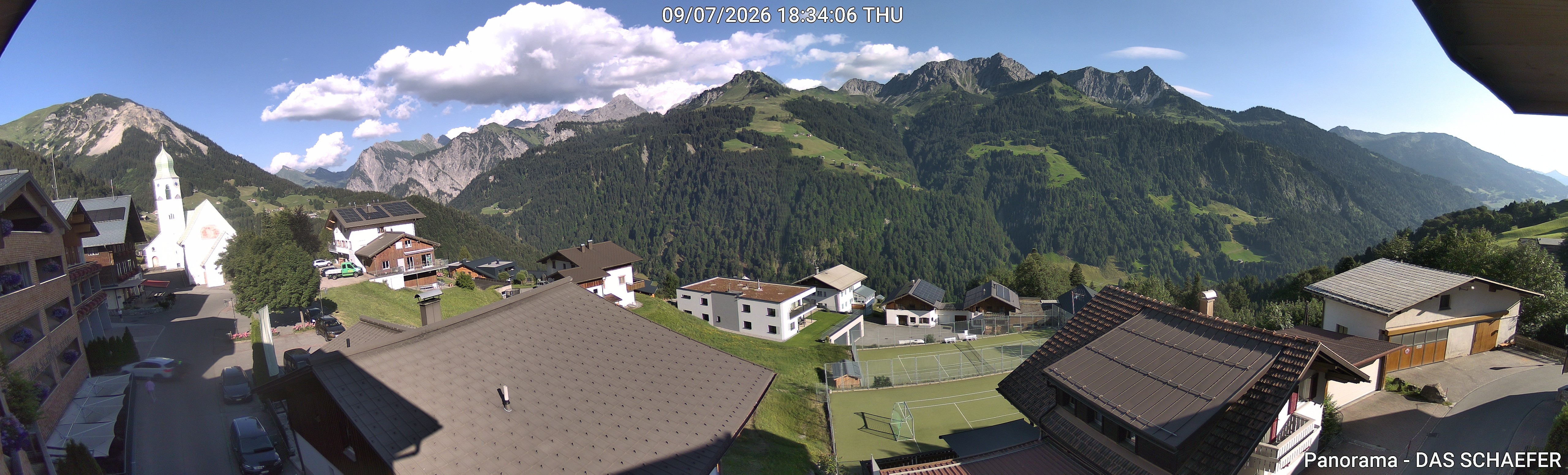 Archiv Foto Webcam Blick Dorf Fontanella