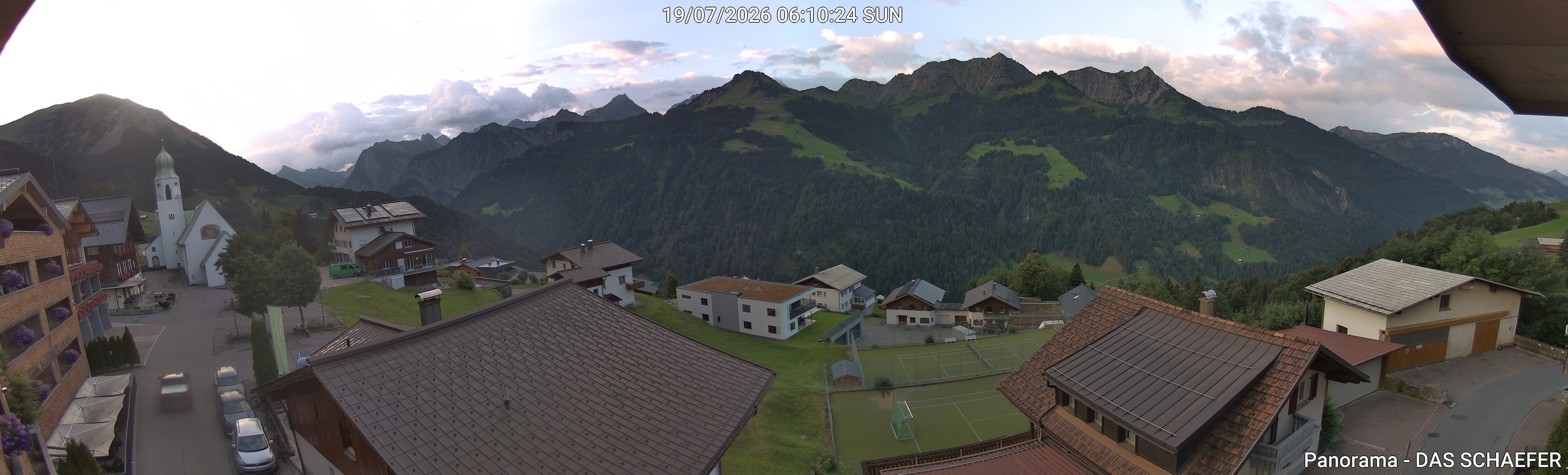 Archiv Foto Webcam Blick Dorf Fontanella