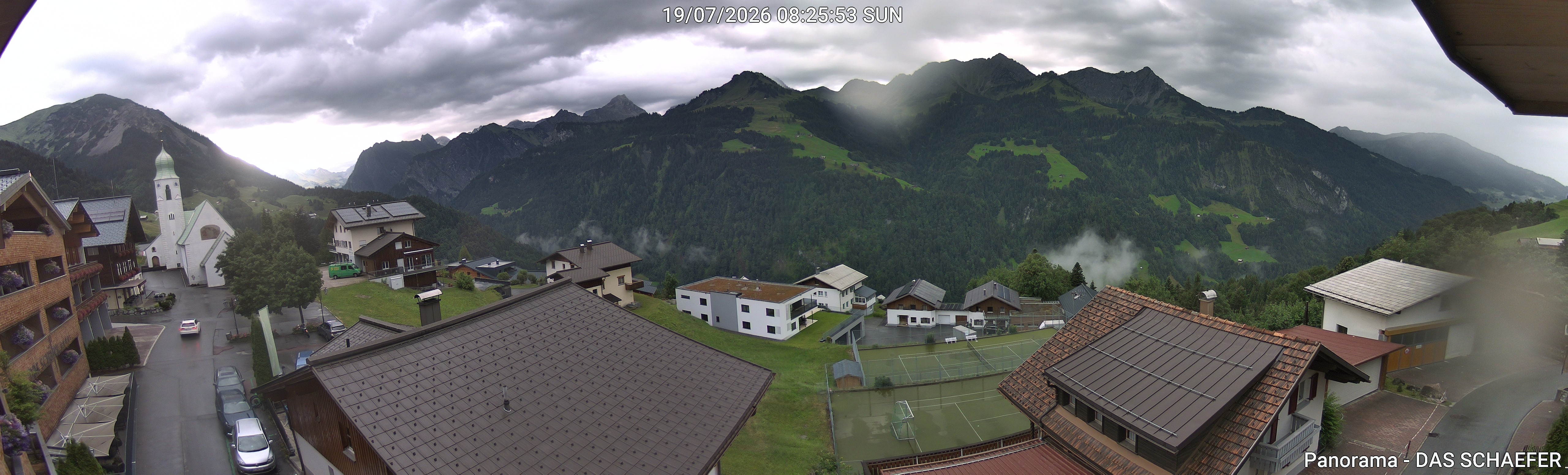 Archiv Foto Webcam Blick Dorf Fontanella
