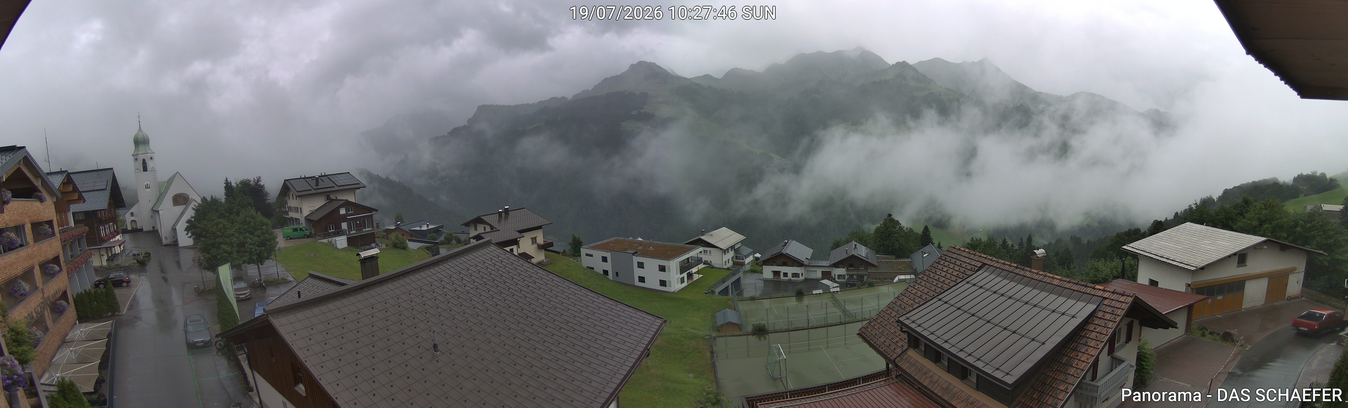 Archiv Foto Webcam Blick Dorf Fontanella