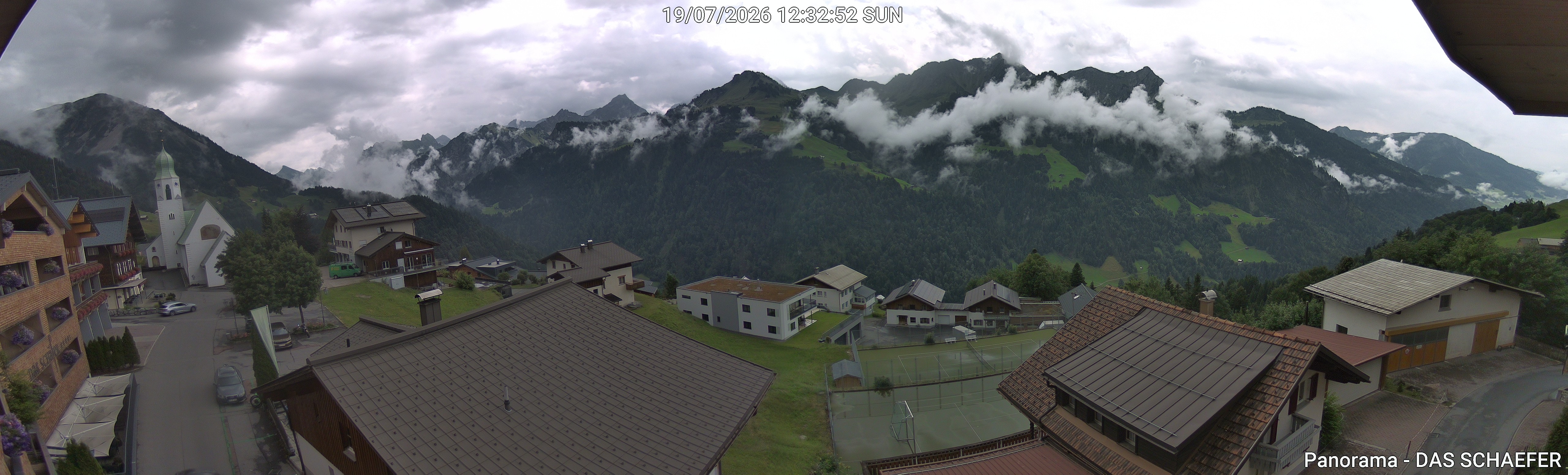 Archiv Foto Webcam Blick Dorf Fontanella