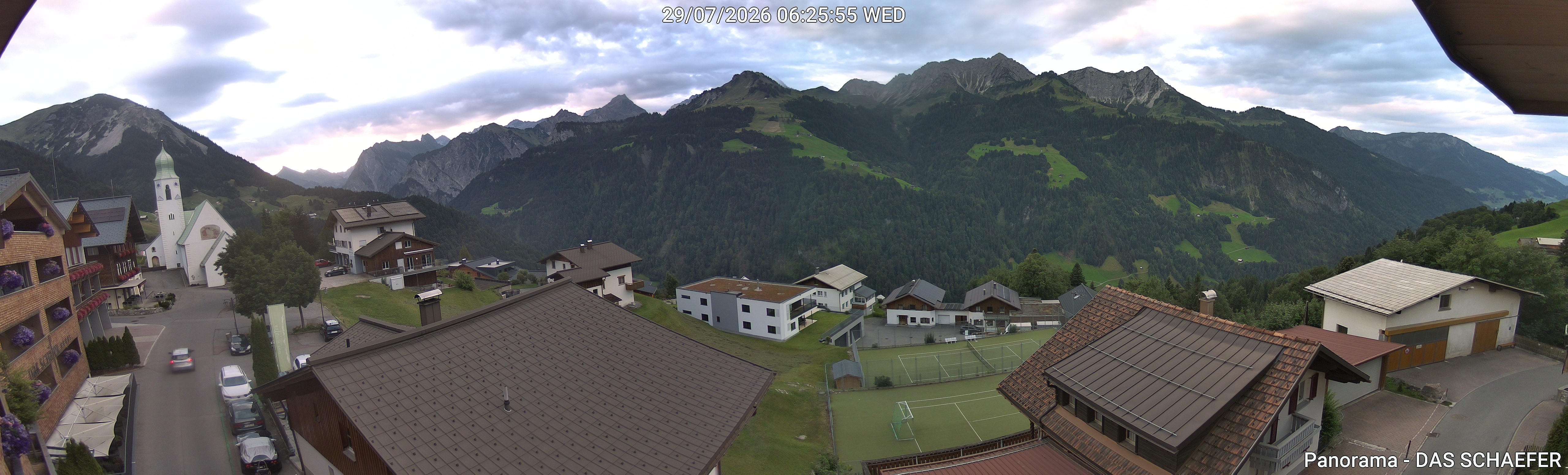 Archiv Foto Webcam Blick Dorf Fontanella