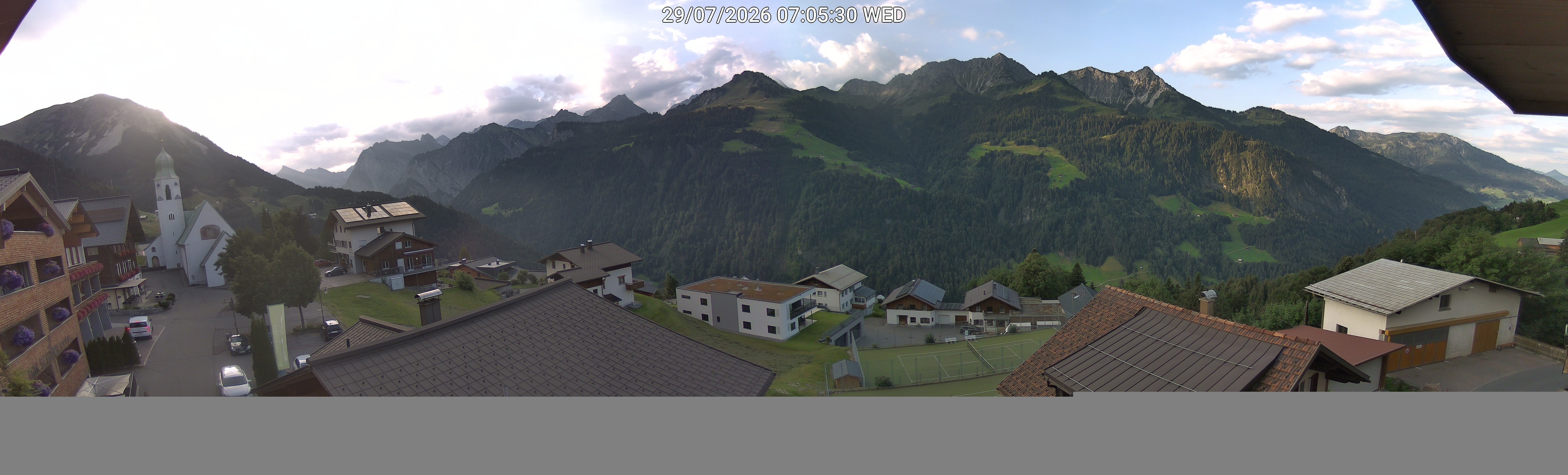 Archiv Foto Webcam Blick Dorf Fontanella