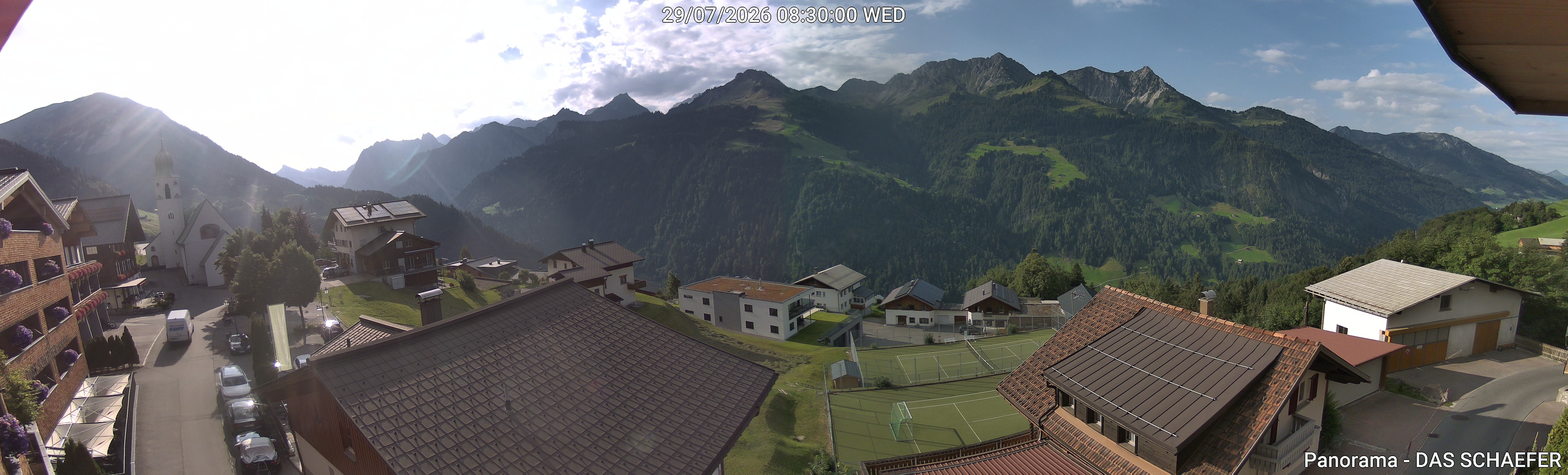 Archiv Foto Webcam Blick Dorf Fontanella