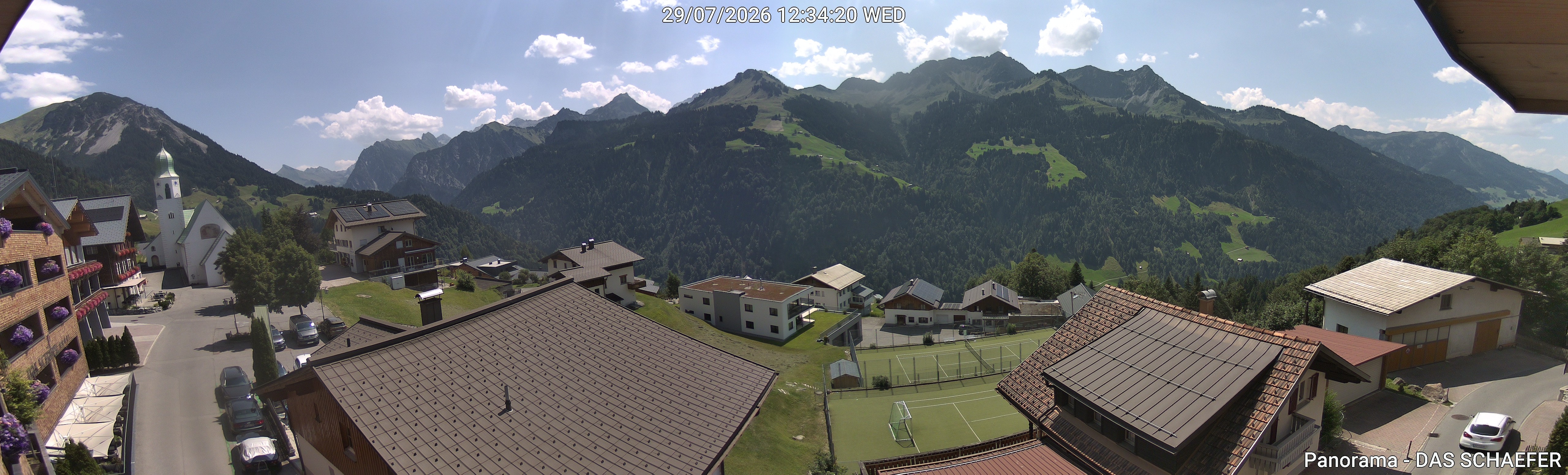 Archiv Foto Webcam Blick Dorf Fontanella