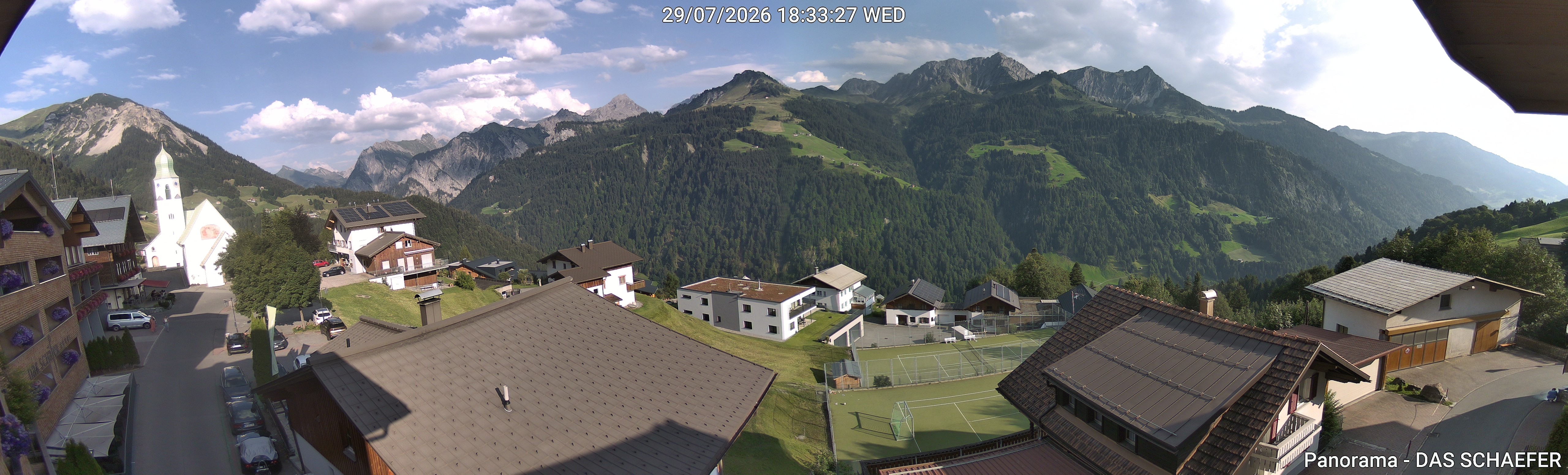 Archiv Foto Webcam Blick Dorf Fontanella
