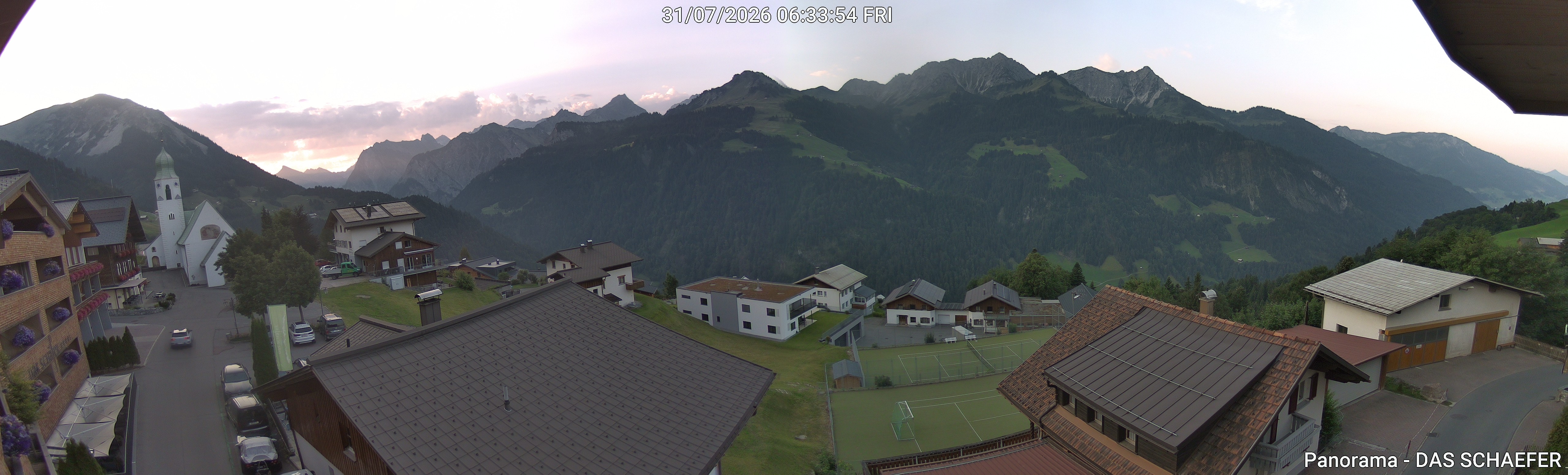 Archiv Foto Webcam Blick Dorf Fontanella