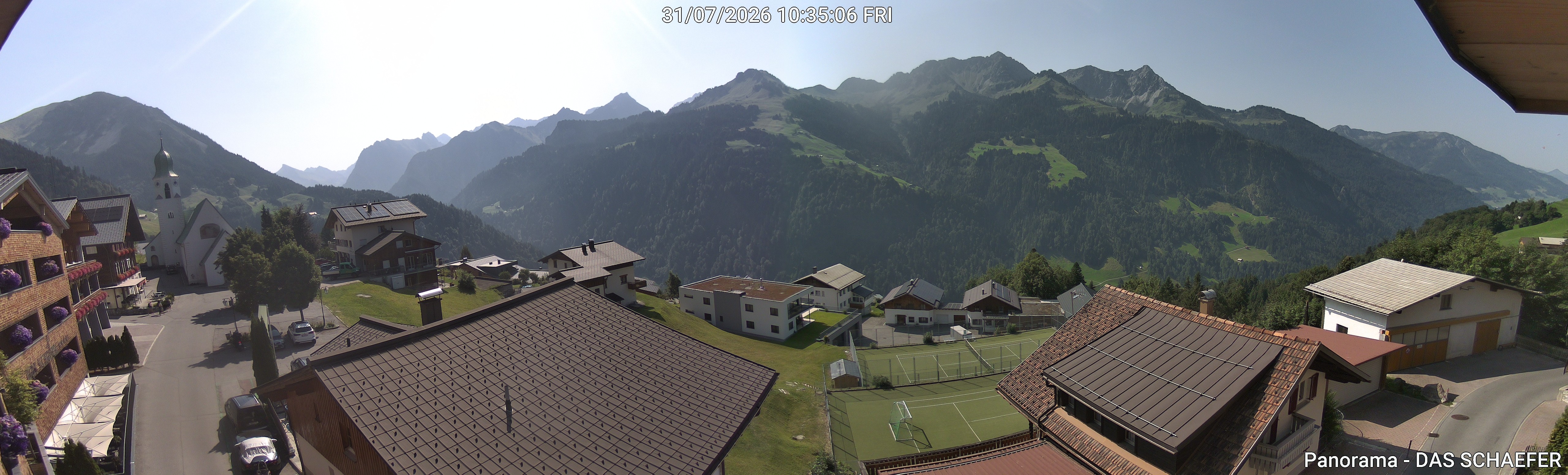 Archiv Foto Webcam Blick Dorf Fontanella