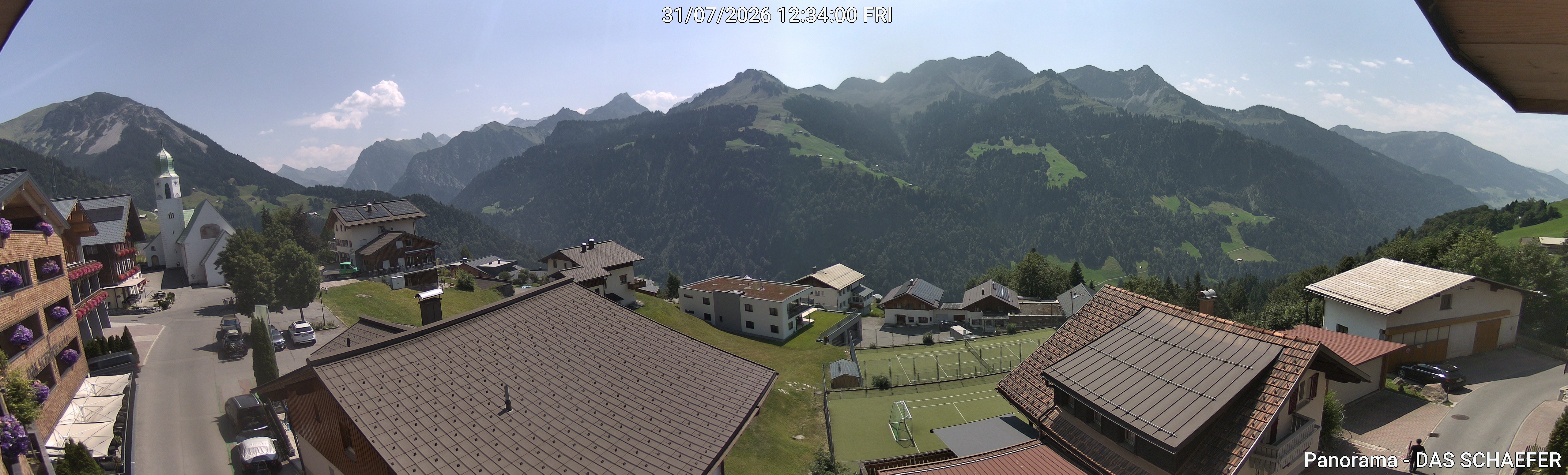 Archiv Foto Webcam Blick Dorf Fontanella