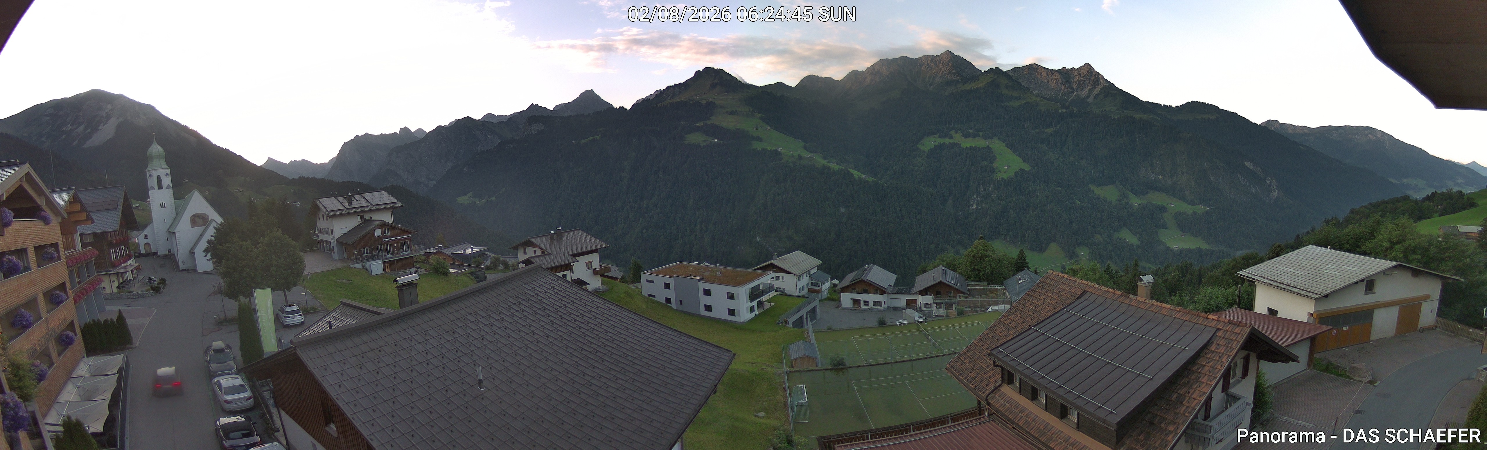 Archiv Foto Webcam Blick Dorf Fontanella