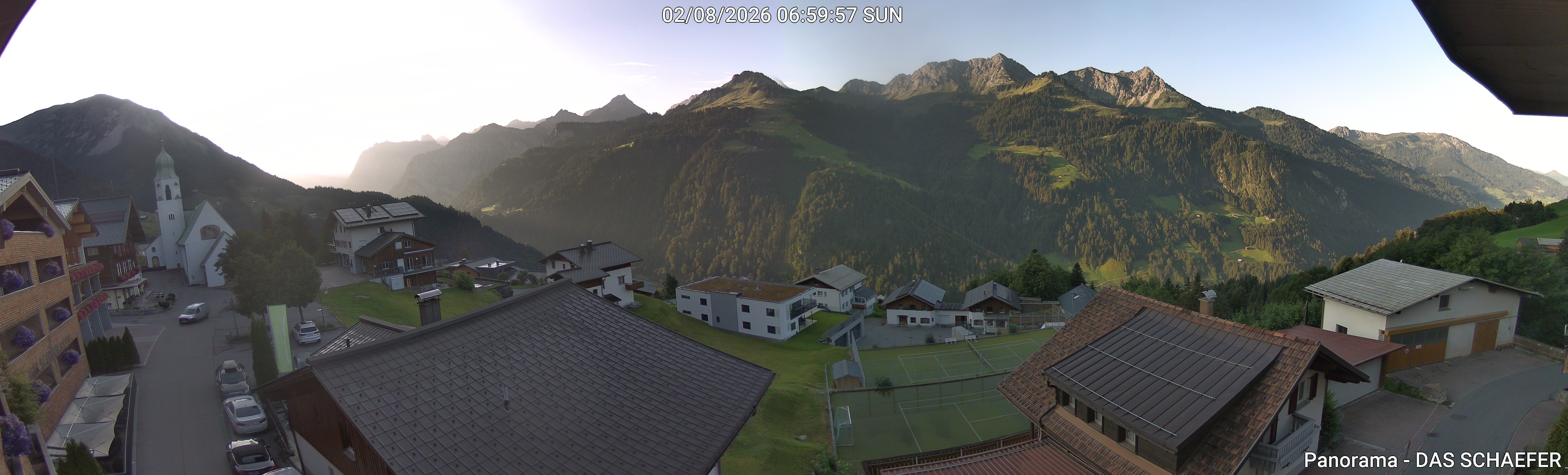 Archiv Foto Webcam Blick Dorf Fontanella