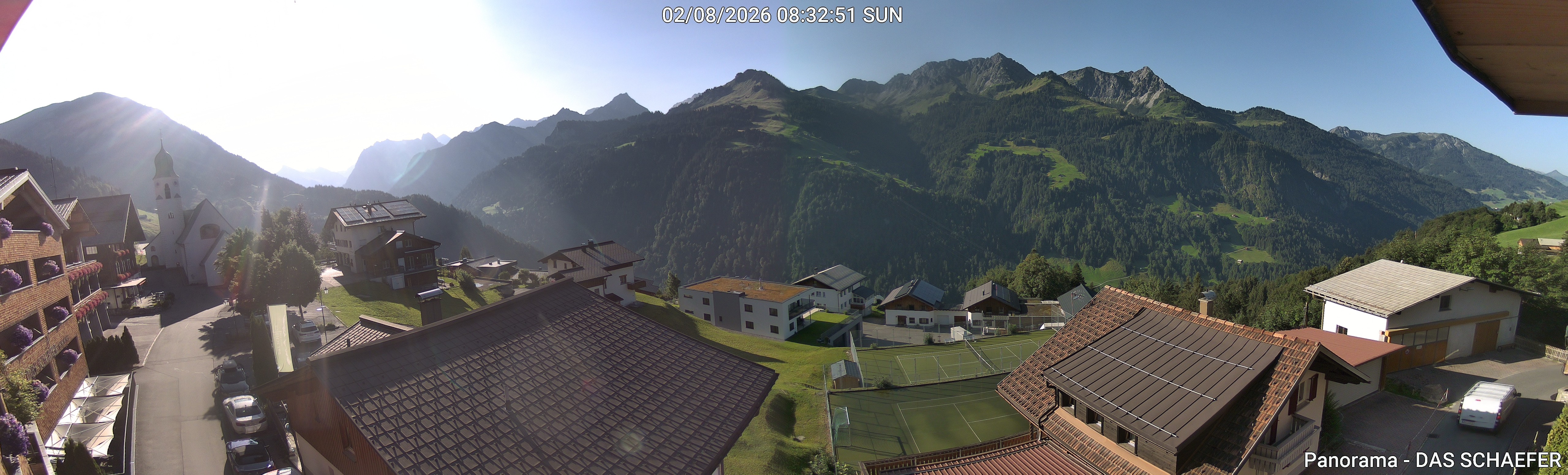 Archiv Foto Webcam Blick Dorf Fontanella