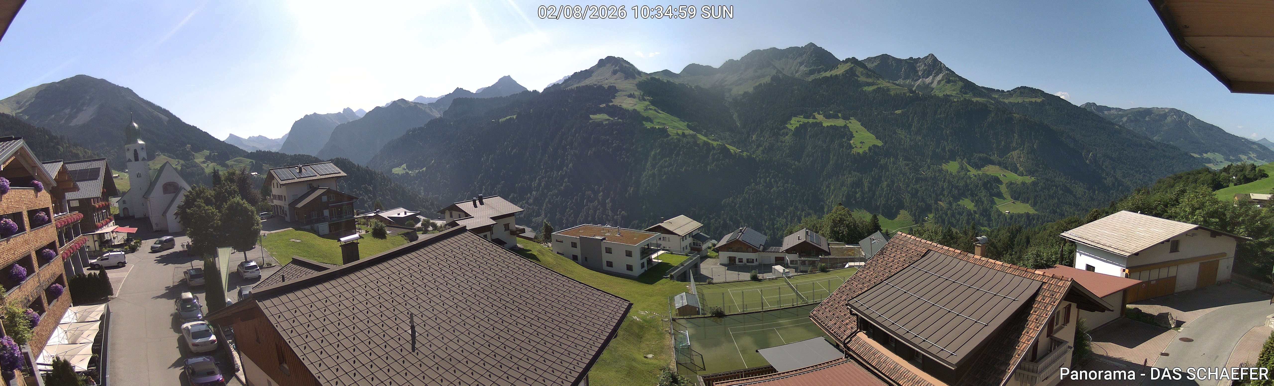 Archiv Foto Webcam Blick Dorf Fontanella