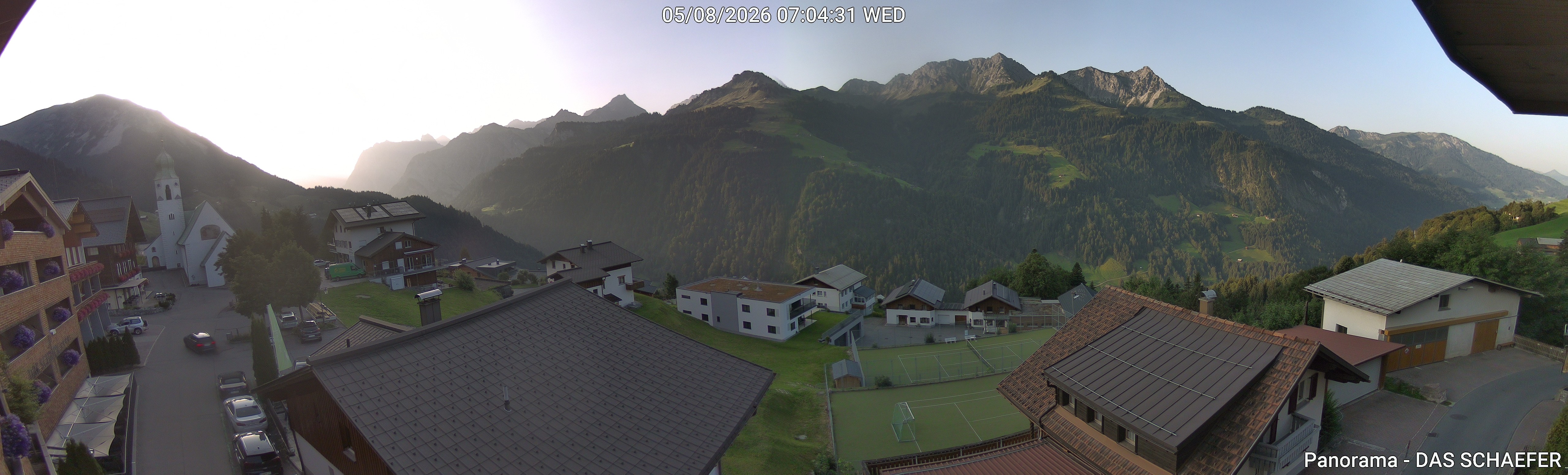 Archiv Foto Webcam Blick Dorf Fontanella