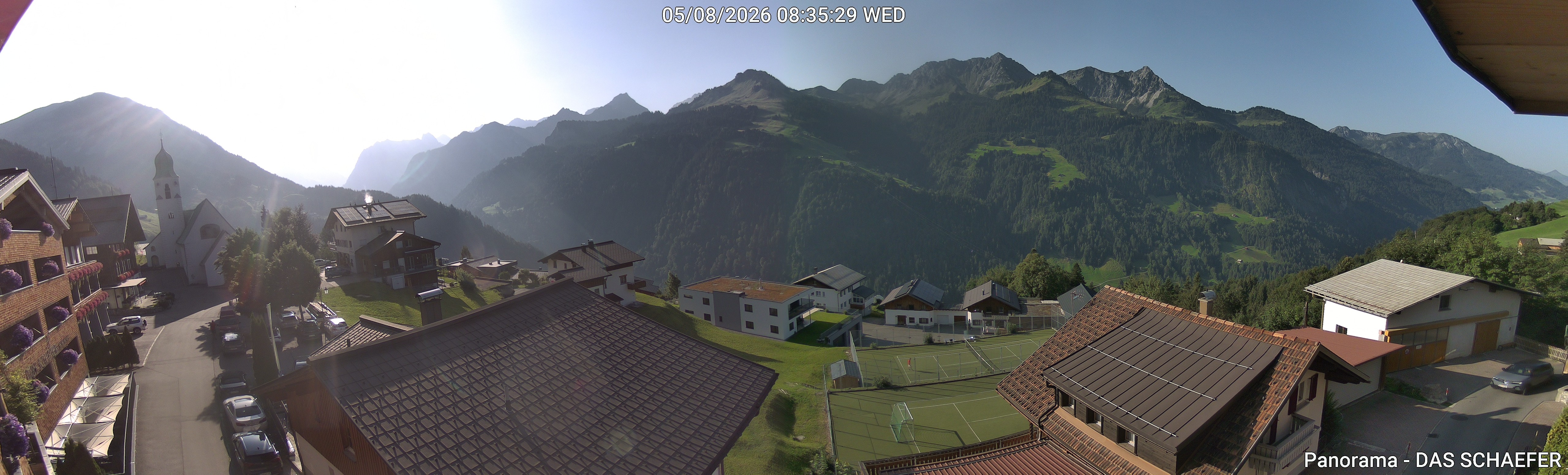 Archiv Foto Webcam Blick Dorf Fontanella