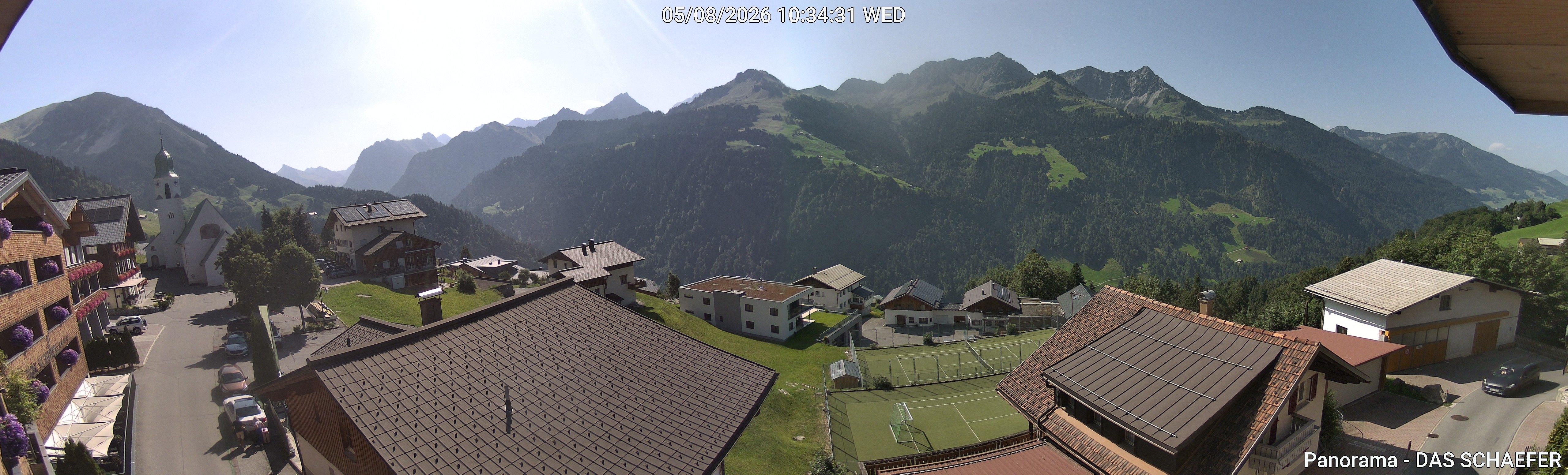 Archiv Foto Webcam Blick Dorf Fontanella