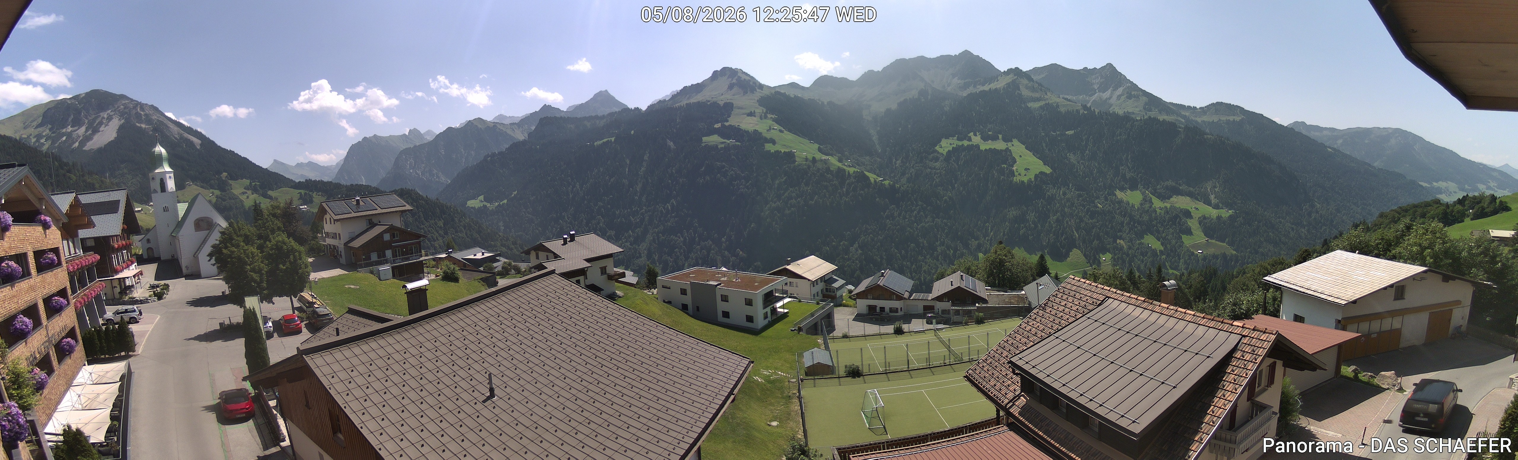 Archiv Foto Webcam Blick Dorf Fontanella