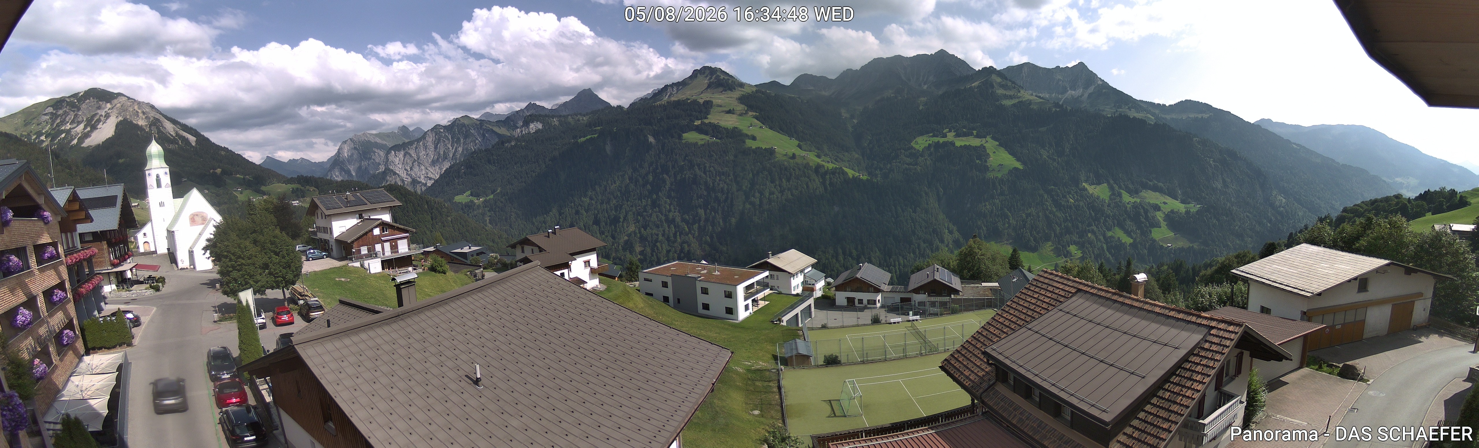 Archiv Foto Webcam Blick Dorf Fontanella