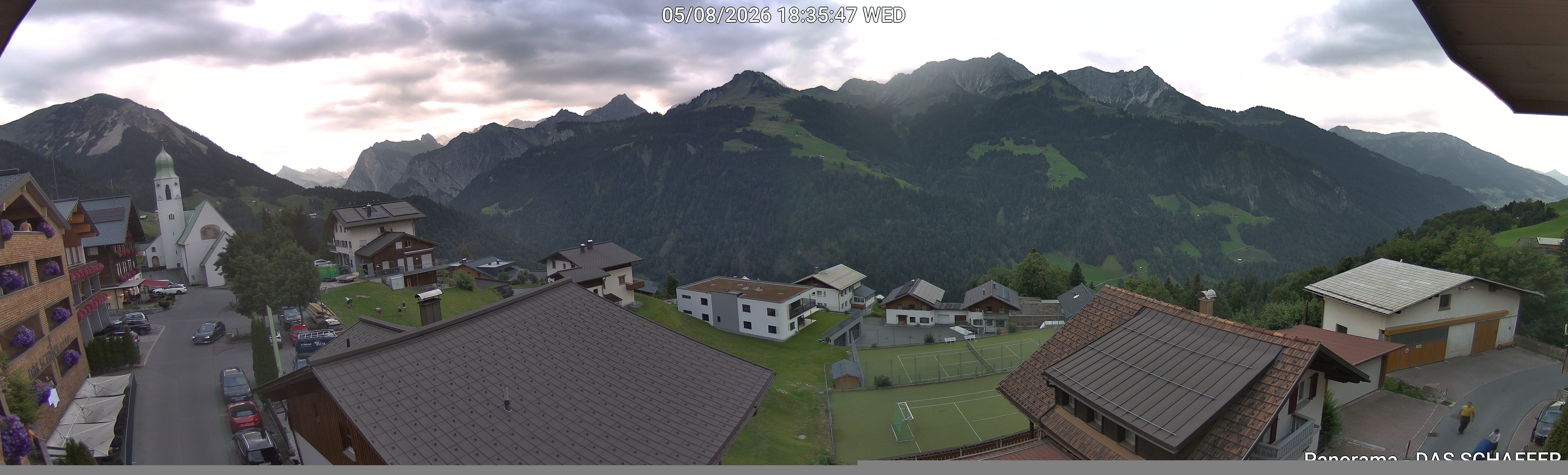 Archiv Foto Webcam Blick Dorf Fontanella