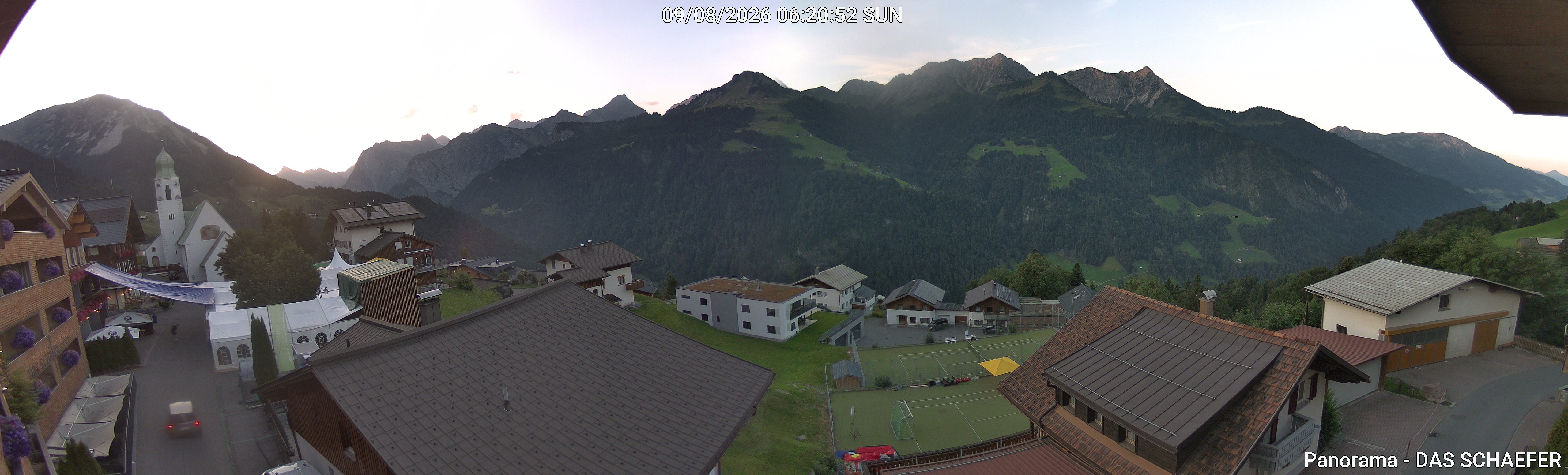 Archiv Foto Webcam Blick Dorf Fontanella