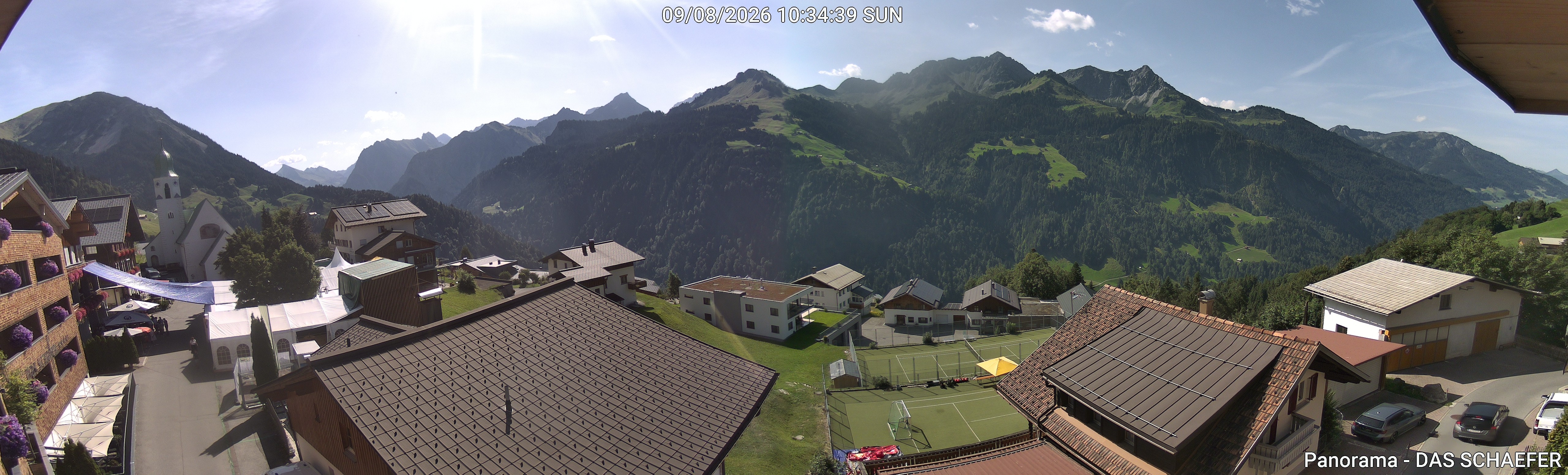 Archiv Foto Webcam Blick Dorf Fontanella