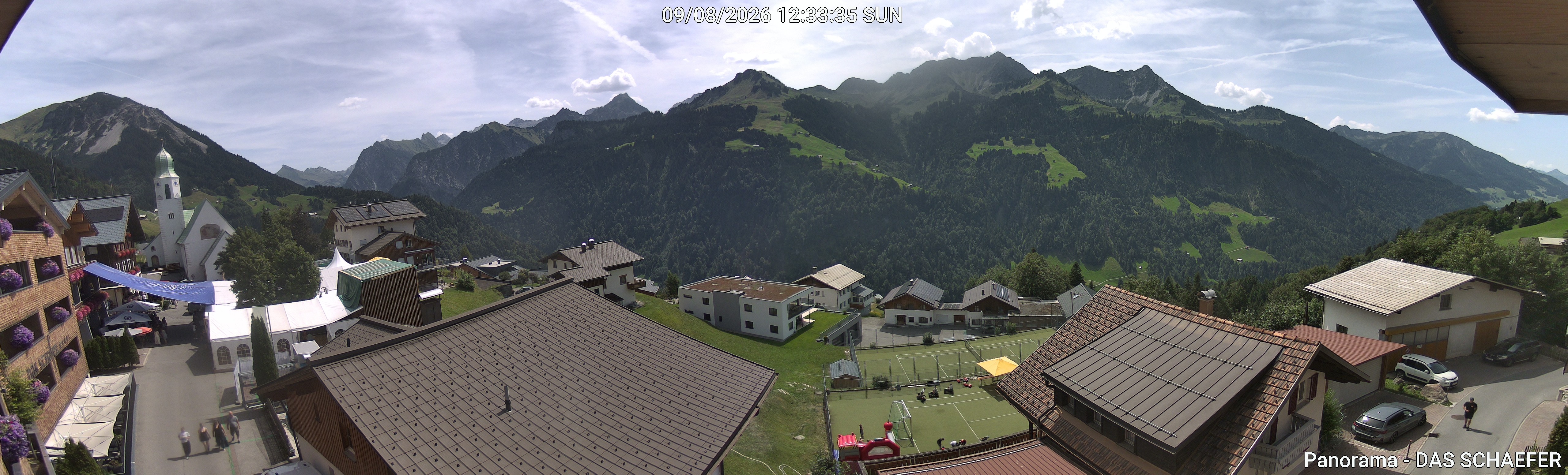 Archiv Foto Webcam Blick Dorf Fontanella