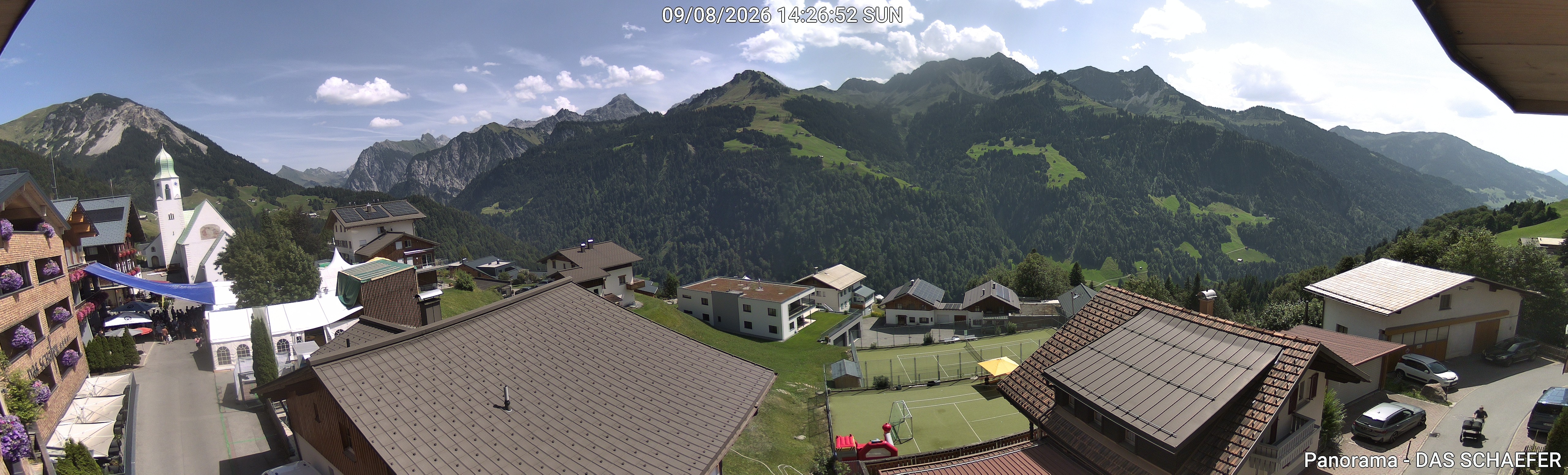 Archiv Foto Webcam Blick Dorf Fontanella